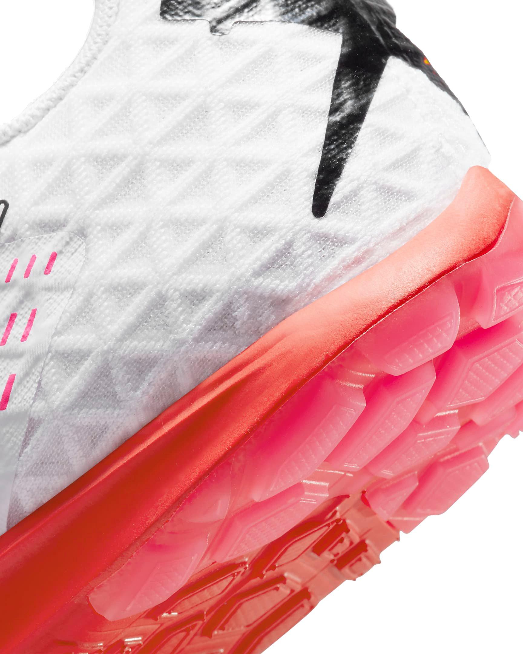 Nike Zoom Rival Waffle 5 "White/Bright Crimson/Black" Men's Track & Field Distance Spike - WHITE Thumbnail View 9