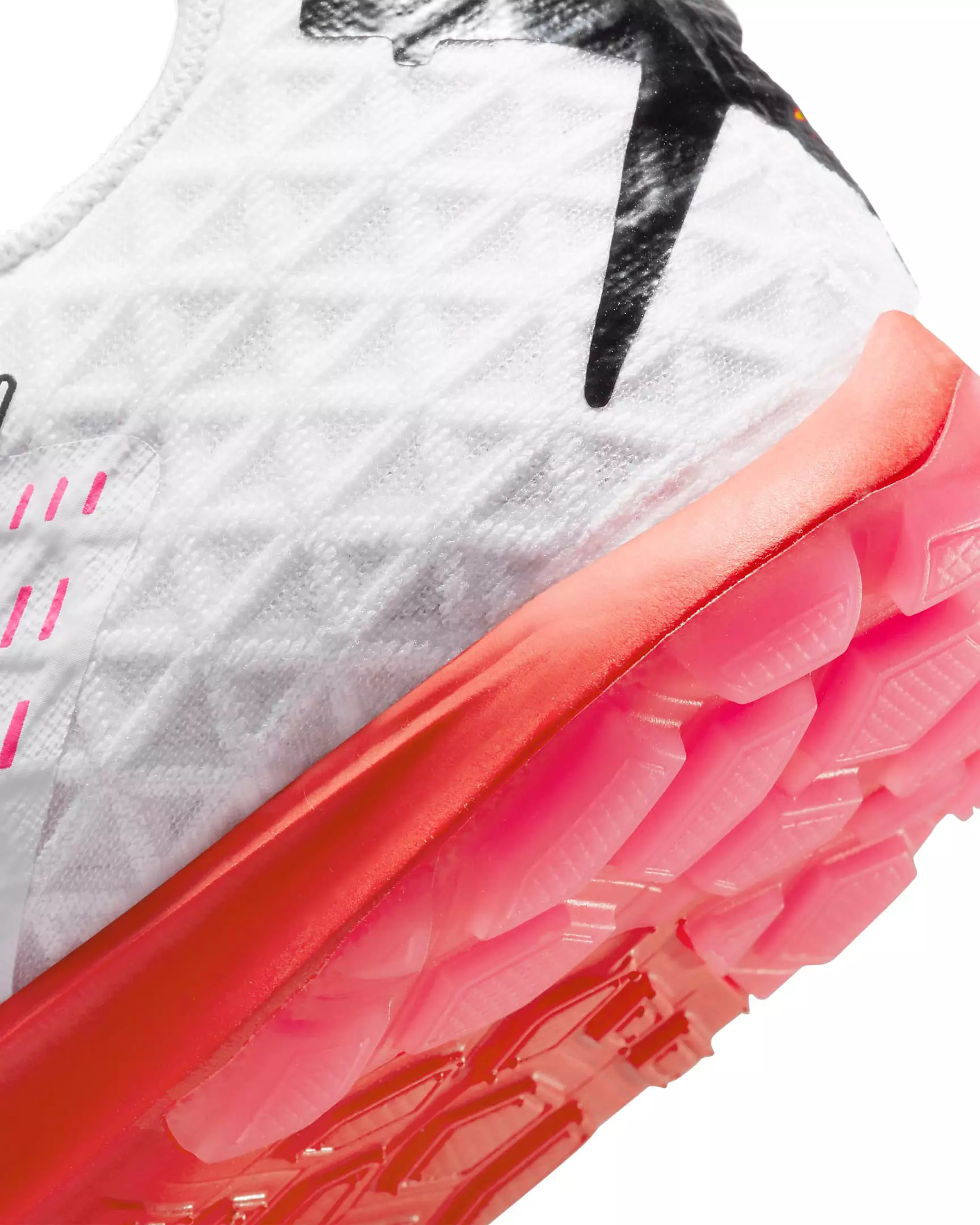 Nike Zoom Rival Waffle 5 "White/Bright Crimson/Black" Men's Track & Field Distance Spike - WHITE