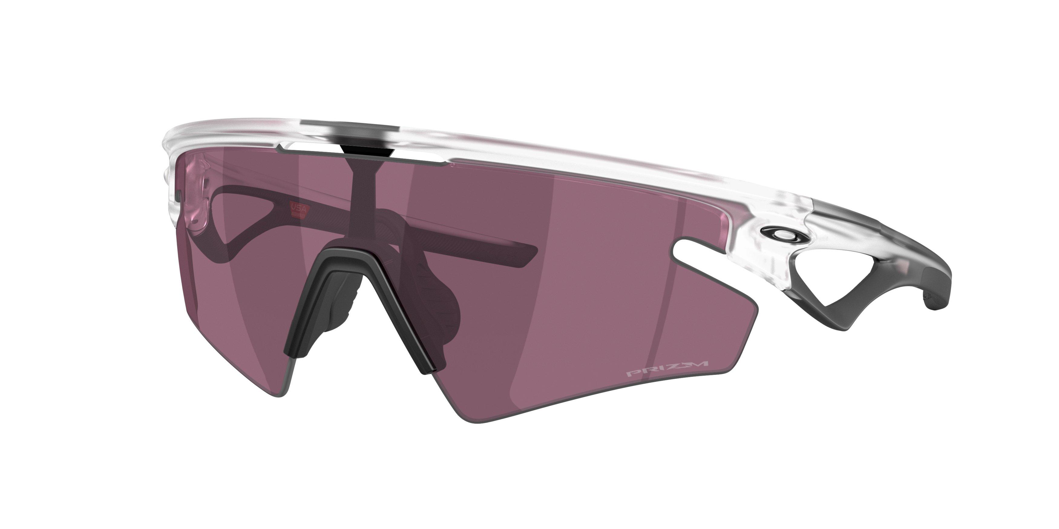 Oakley Sphaera Slash Prizm Road Black Sunglasses &ndash; Matte Clear - CLEAR/BLACK Thumbnail View 1