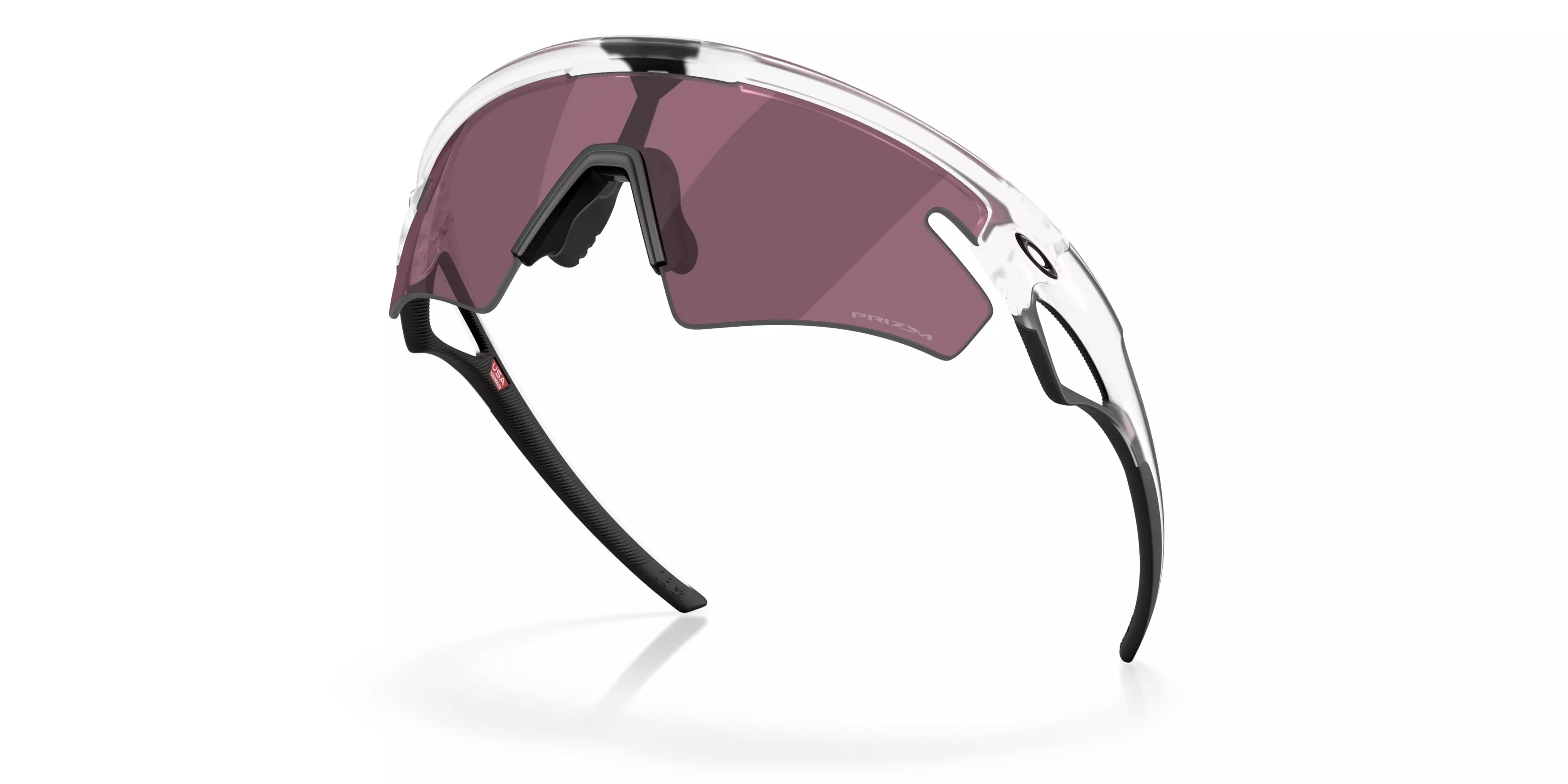 Oakley Sphaera Slash Prizm Road Black Sunglasses – Matte Clear - CLEAR/BLACK