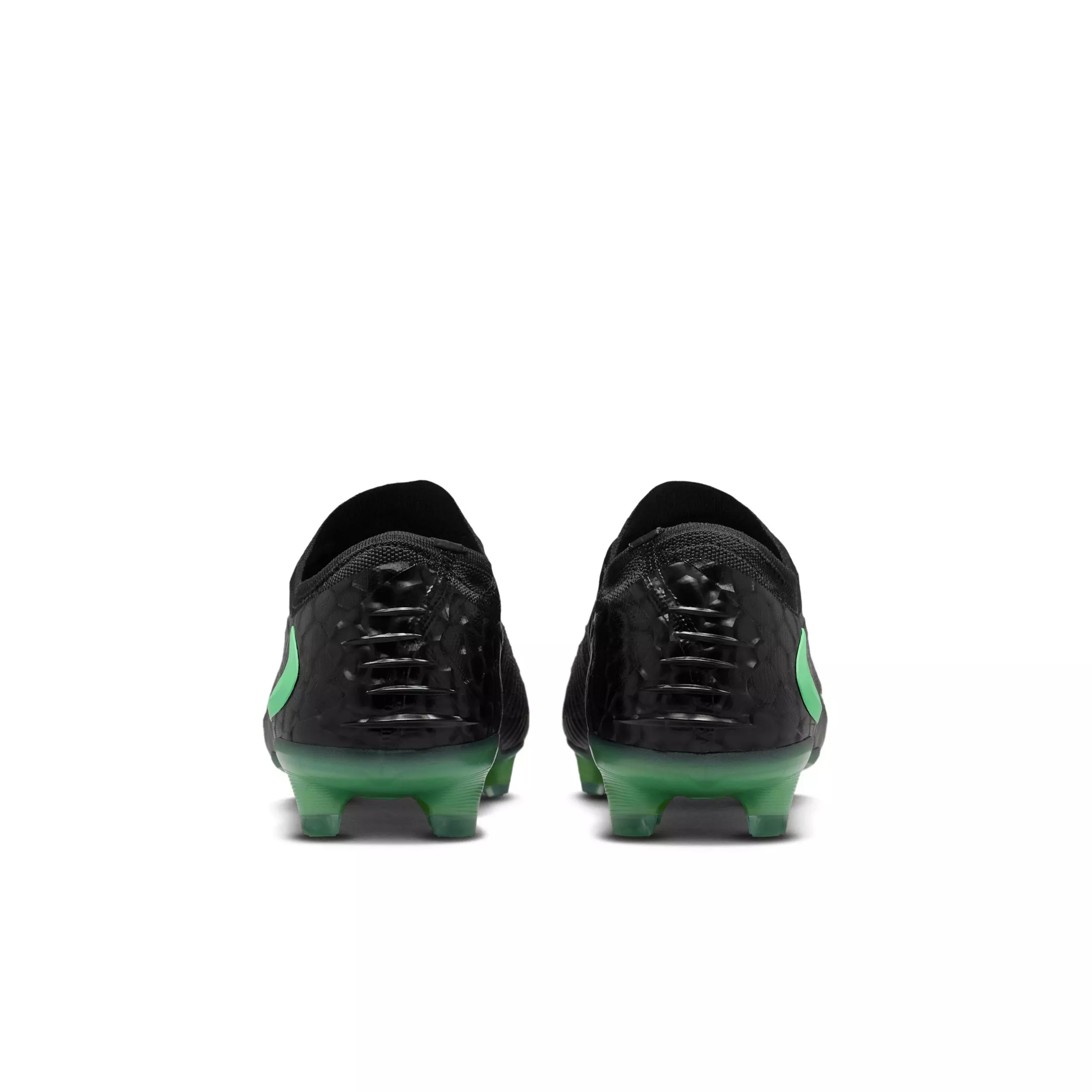 Nike Phantom 6 Low Elite FG "Black/Black/Illusion Green" Men's Soccer Cleat - BLACK/BLACK/GREEN