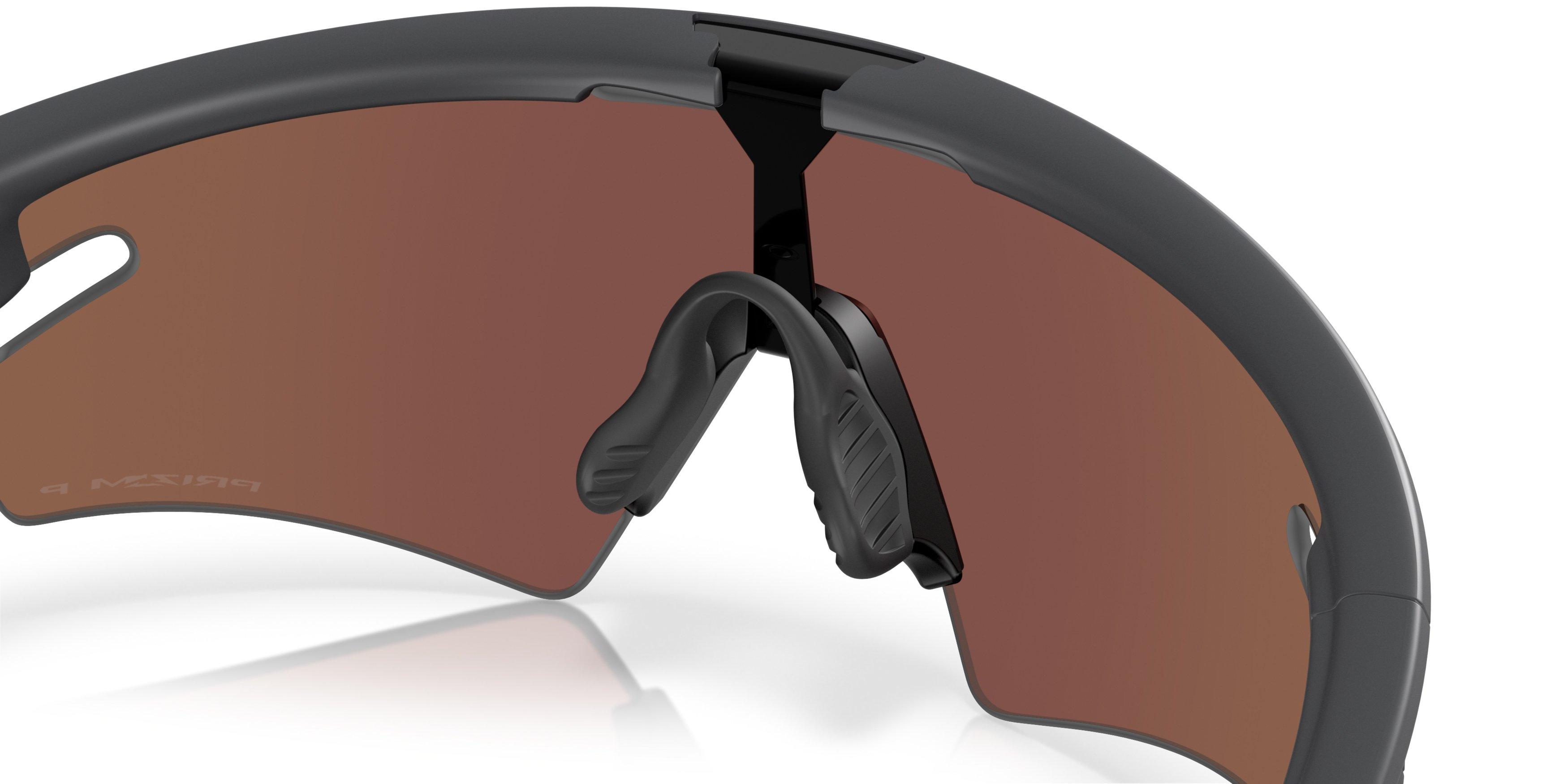 Oakley Sphaera Slash Prizm Deep Water Polarized Sunglasses &ndash; Matte Carbon - GREY/BLUE Thumbnail View 5