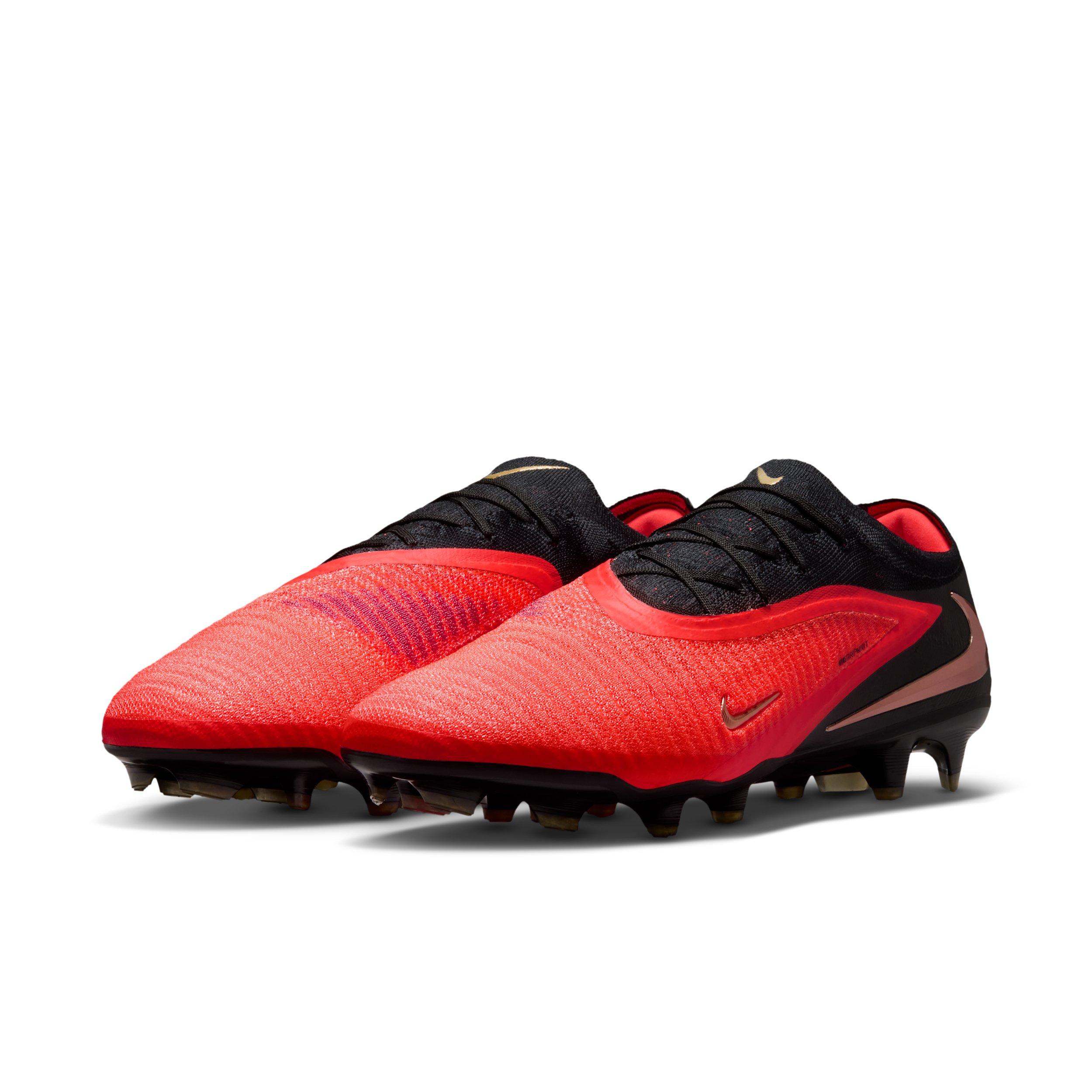 Nike Phantom 6 Low Elite FG "Bright Crimson/Bright Crimson/Black" Men's Soccer Cleat - CRIMSON/CRIMSON/BLACK
