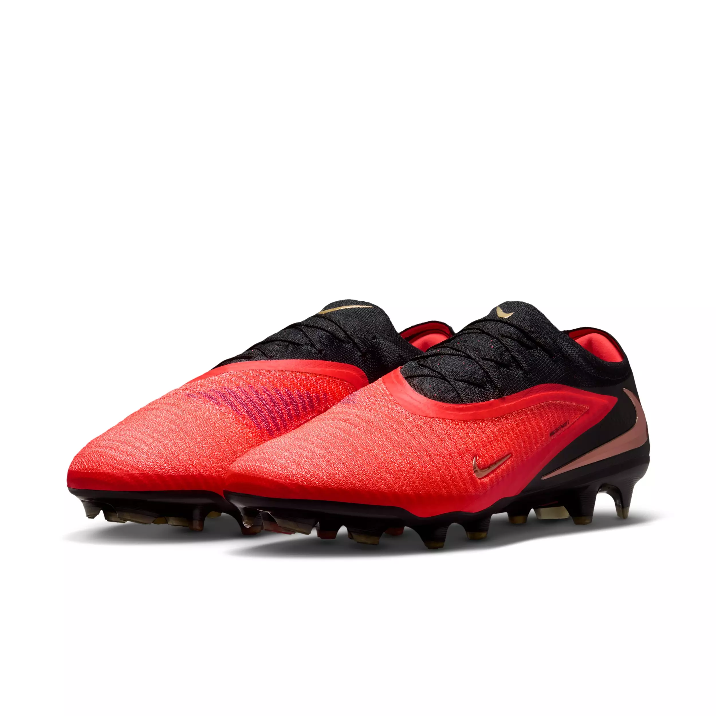 Nike Phantom 6 Low Elite FG "Bright Crimson/Bright Crimson/Black" Men's Soccer Cleat - CRIMSON/CRIMSON/BLACK