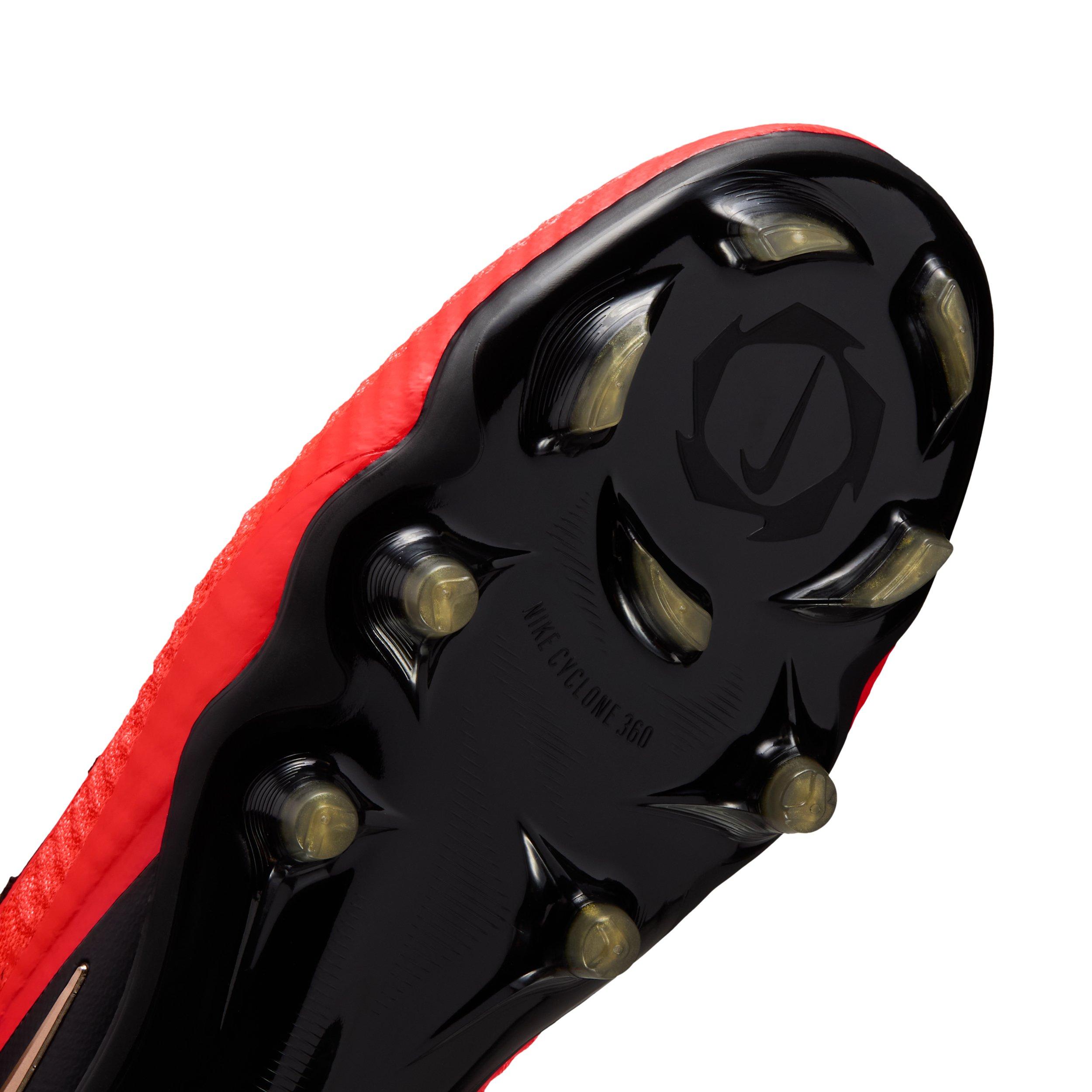 Nike Phantom 6 Low Elite FG "Bright Crimson/Bright Crimson/Black" Men's Soccer Cleat - CRIMSON/CRIMSON/BLACK