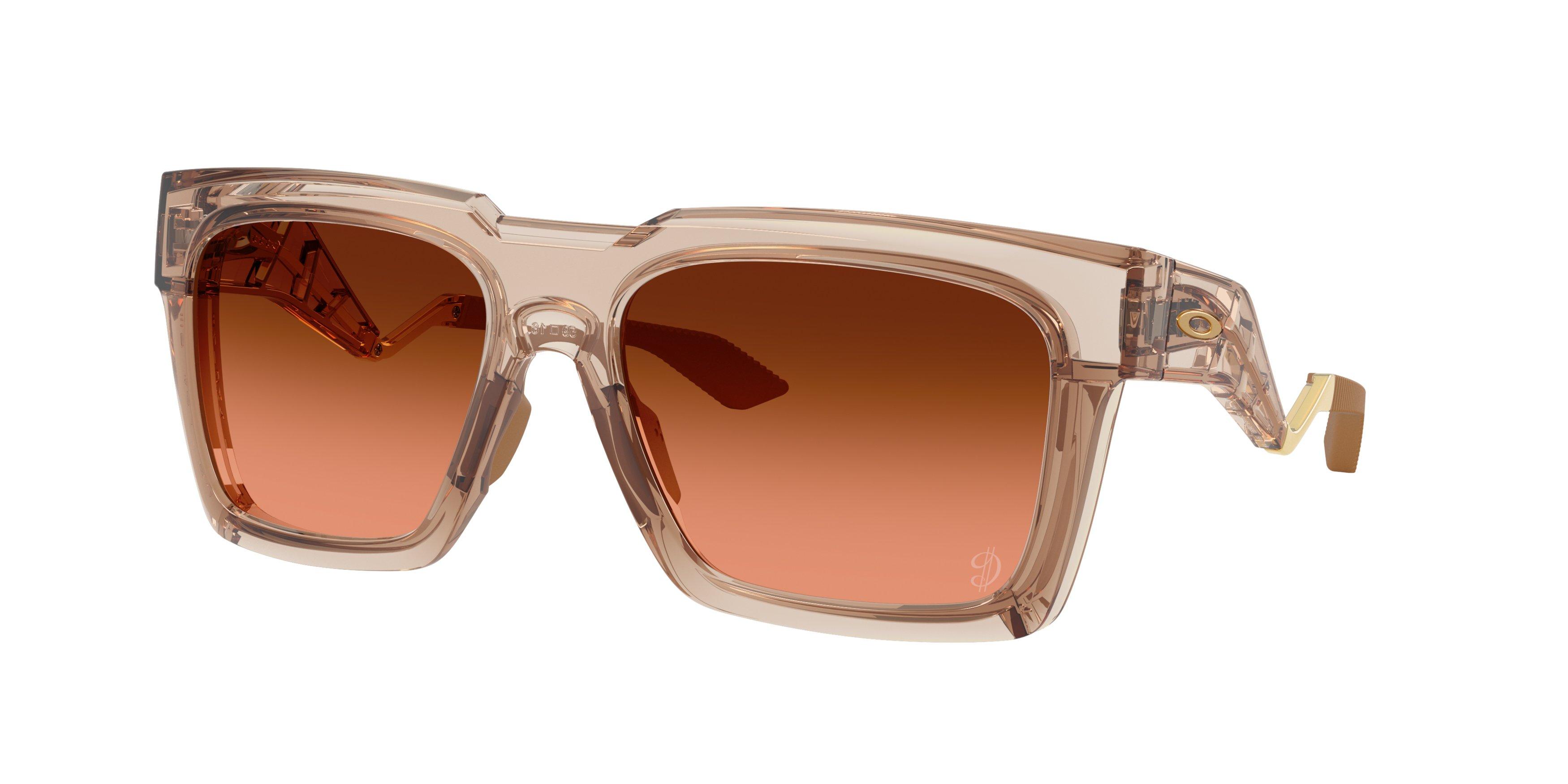 Oakley Enigma Ink Damien Lillard Prizm Bronze Gradient Sunglasses &ndash; Trans Warm Brown - BROWN Thumbnail View 1