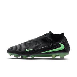 Nike Phantom 6 High Elite FG "Black/Black/Illusion Green" Men's Soccer Cleat