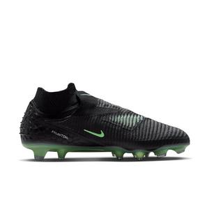Nike Phantom 6 High Elite FG "Black/Black/Illusion Green" Men's Soccer Cleat