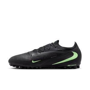 Nike Phantom 6 Low Pro Turf "Black/Black/Illusion Green" Men's Soccer Shoe - BLACK/BLACK/GREEN