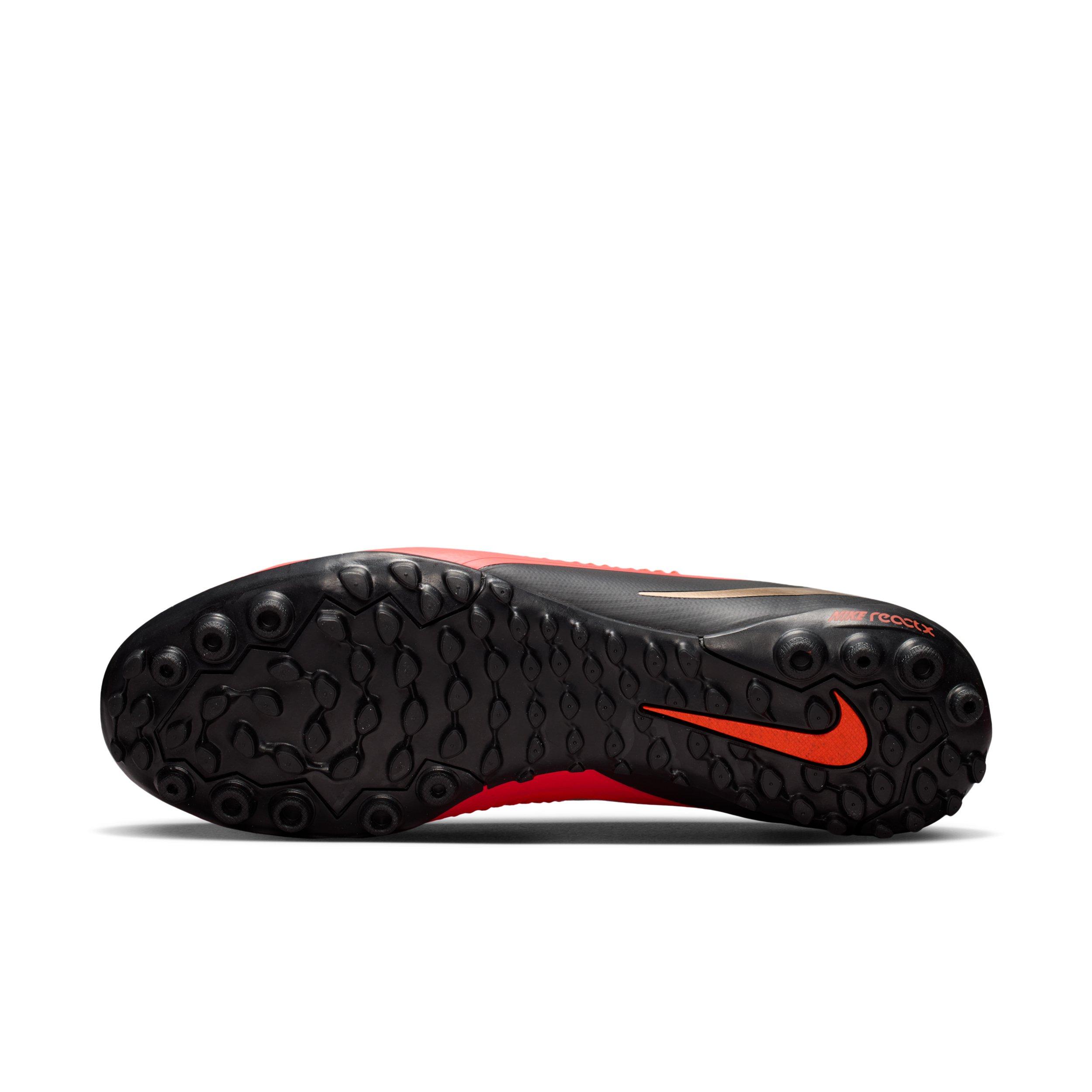 Nike Phantom 6 Low Pro Turf "Bright Crimson/Bright Crimson/Black" Men's Soccer Shoe - CRIMSON/CRIMSON/BLACK