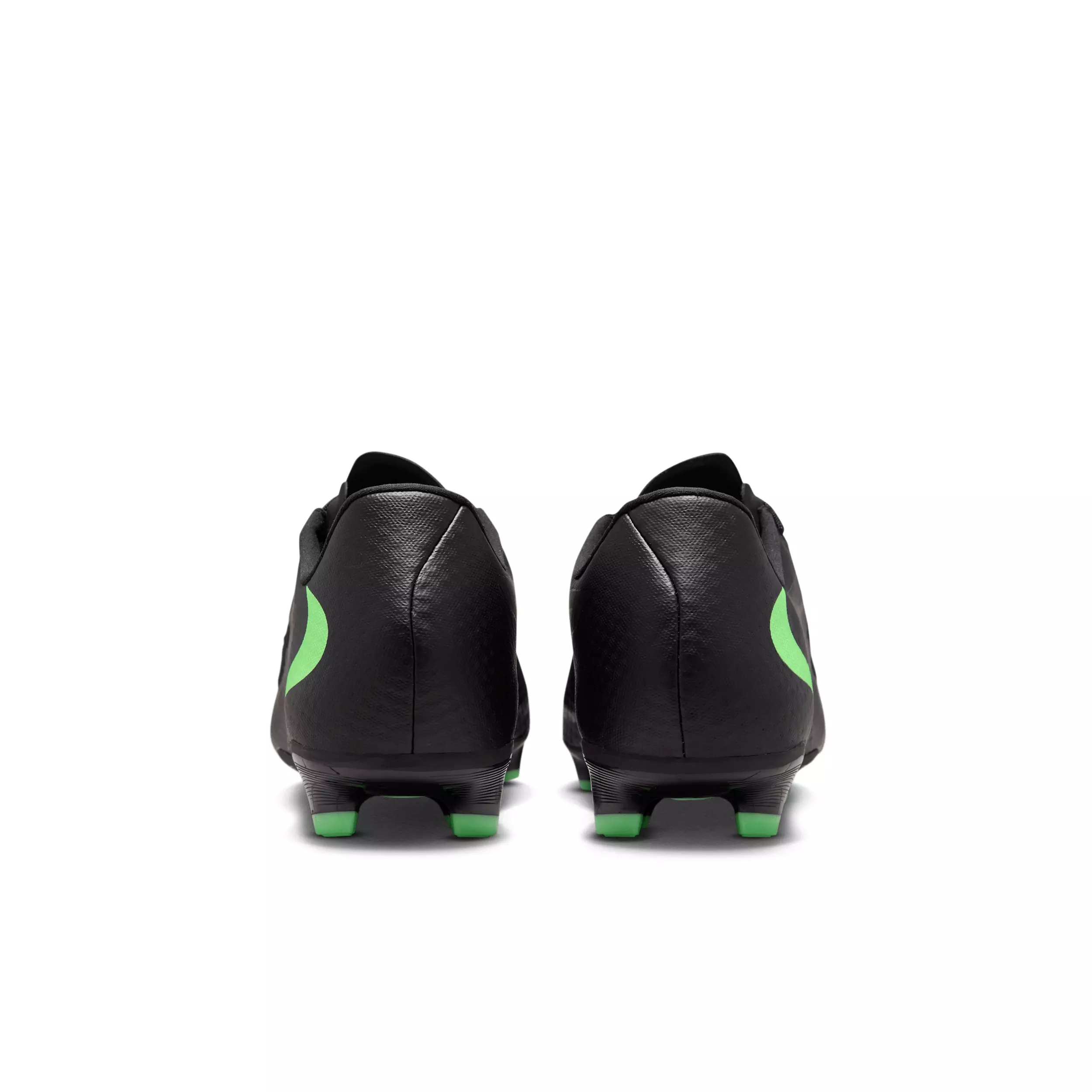 Nike Phantom 6 Low Academy MG "Black/Black/Illusion Green" Men's Soccer Cleat - BLACK/BLACK/GREEN