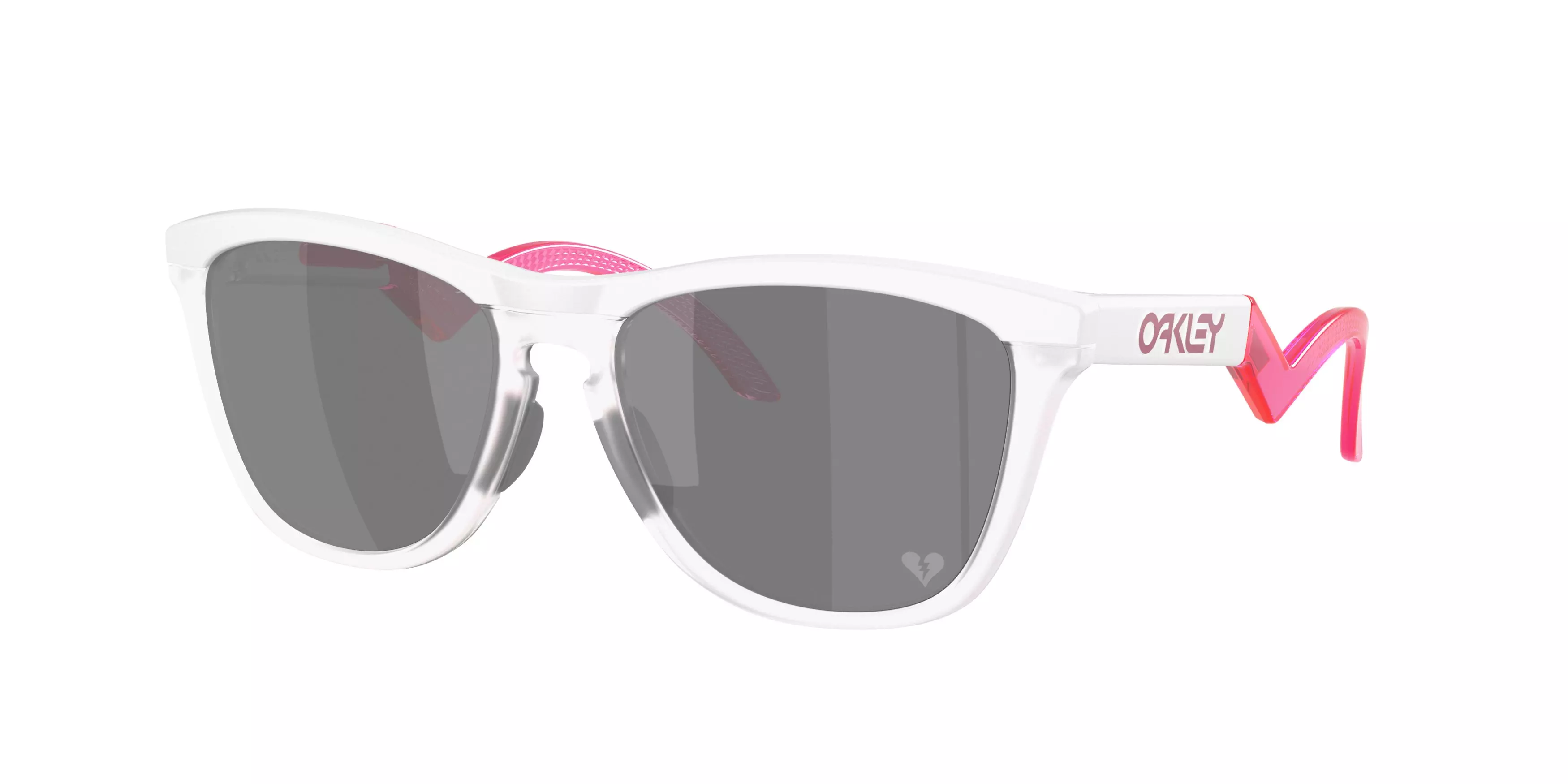 Oakley Frogskins Hybrid Prizm Black Sunglasses –  Matte White - WHITE/BLACK