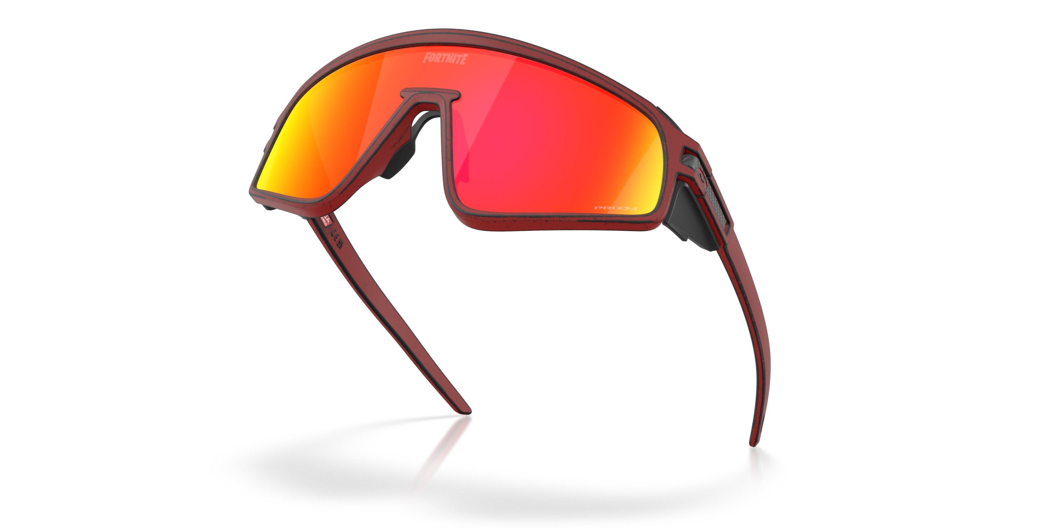 Oakley Latch Panel Prizm Ruby Sunglasses &ndash; Raceworn Red Knight - RED Thumbnail View 7