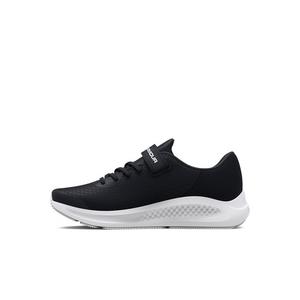 Under Armour Pursuit 3 AC "Black/White" Preschool Boys' Running Shoe