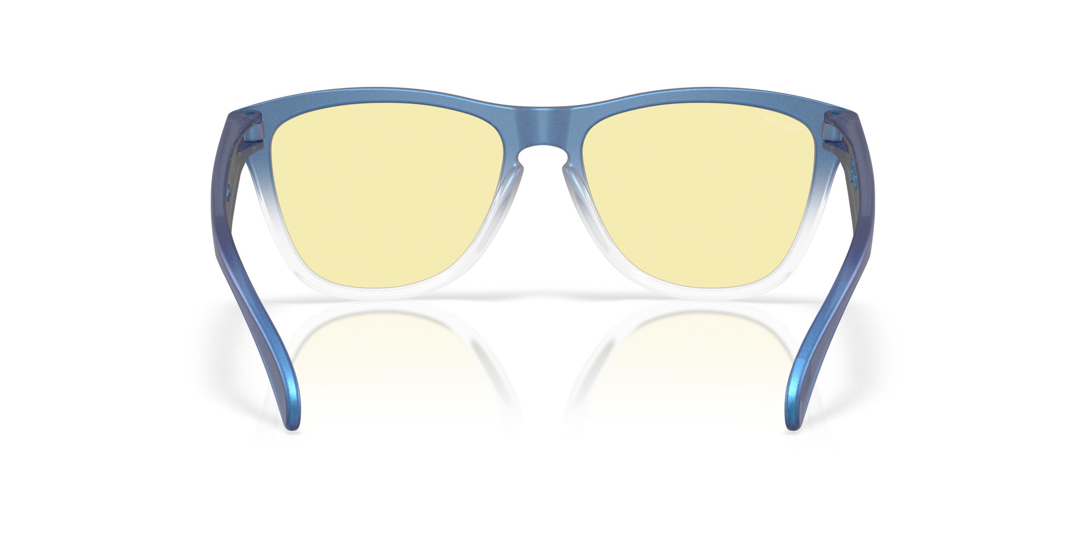 Oakley Frogskins Fortnite Prizm Gaming Sunglasses &ndash; Matte Cyan/Blue/Clear Shift Fade - BLUE/YELLOW Thumbnail View 3