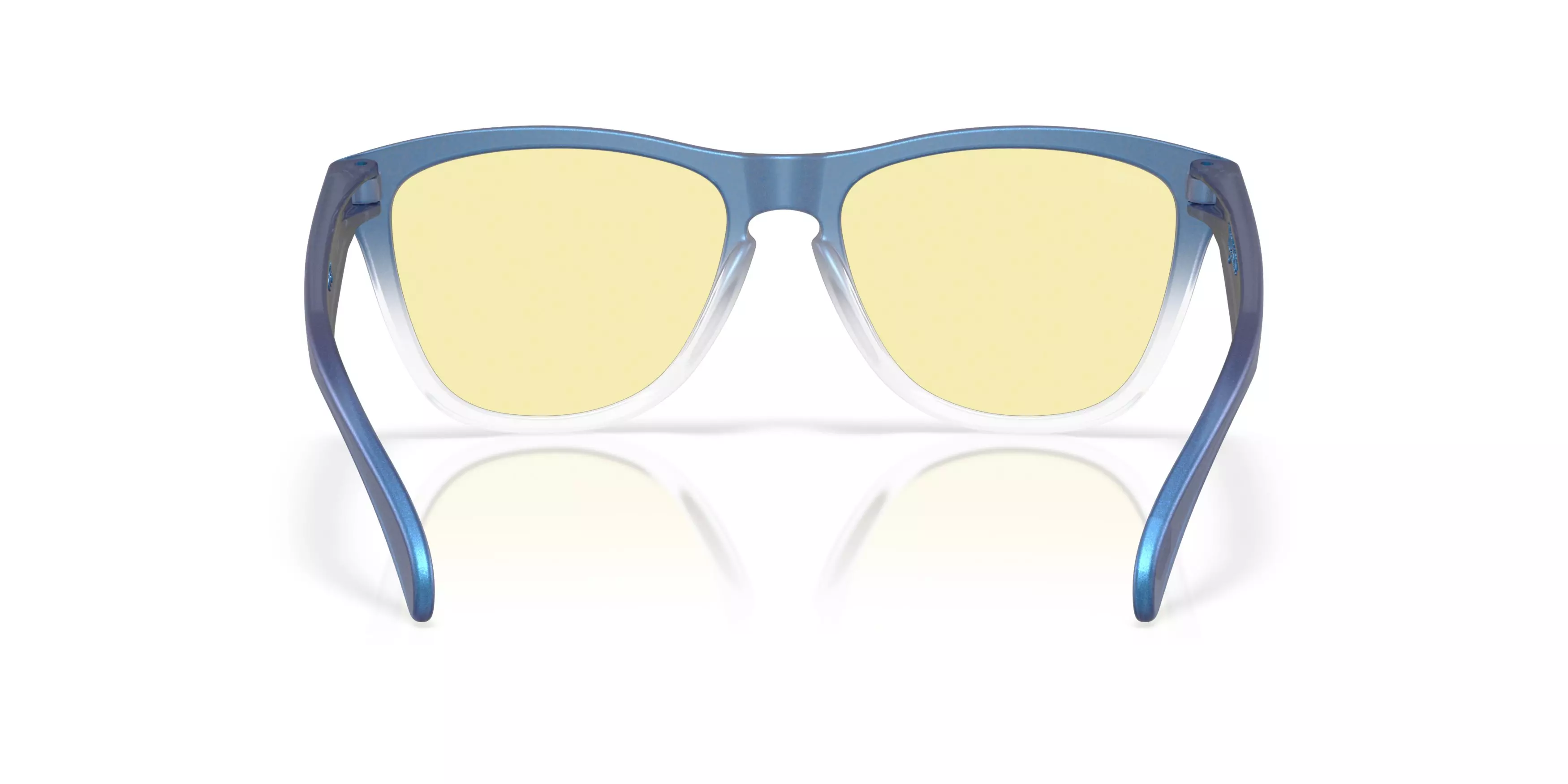 Oakley Frogskins Fortnite Prizm Gaming Sunglasses – Matte Cyan/Blue/Clear Shift Fade - BLUE/YELLOW