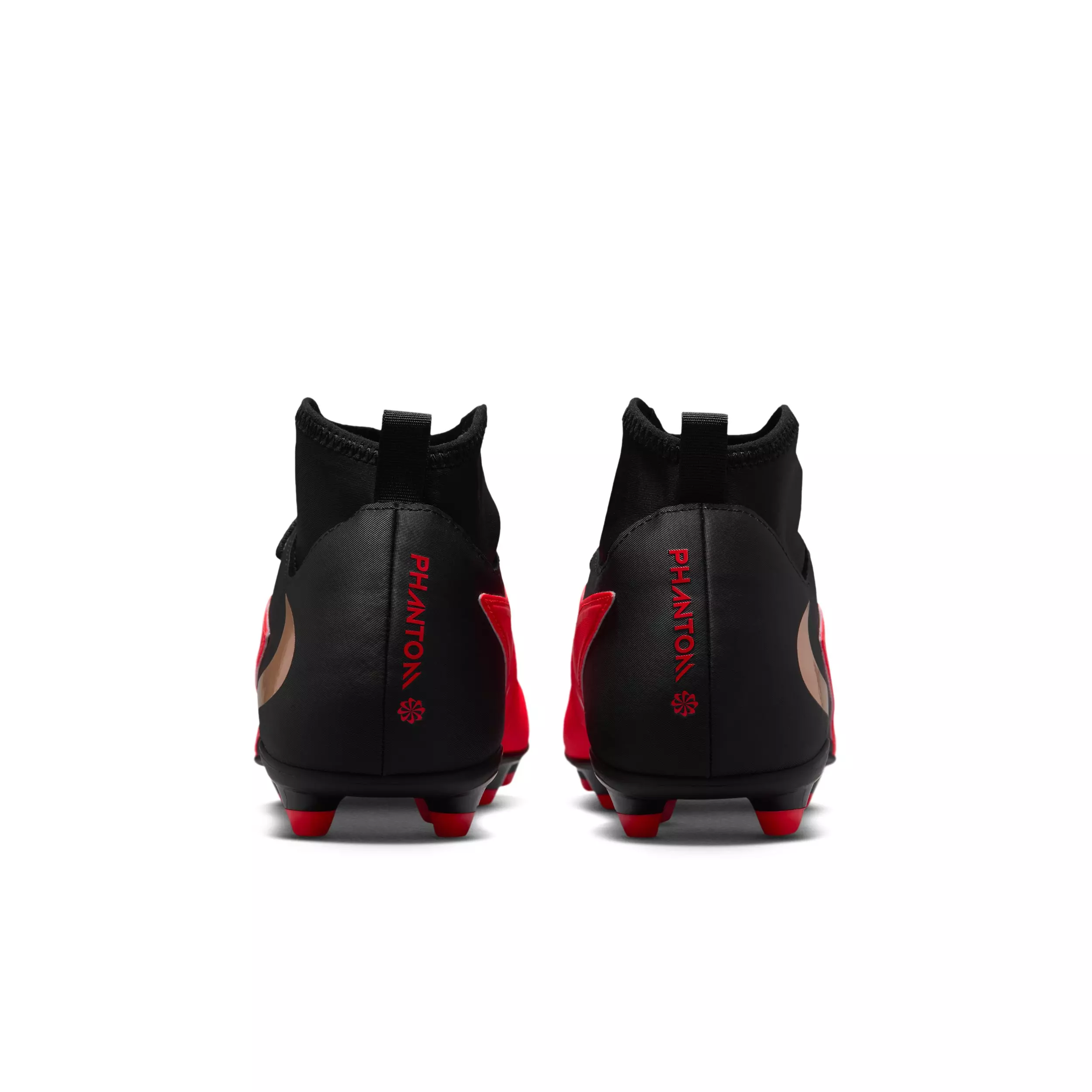 Nike Phantom 6 High Club MG "Bright Crimson/Black/Blur" Men's Soccer Cleat - CRIMSON/BLACK/BLUR
