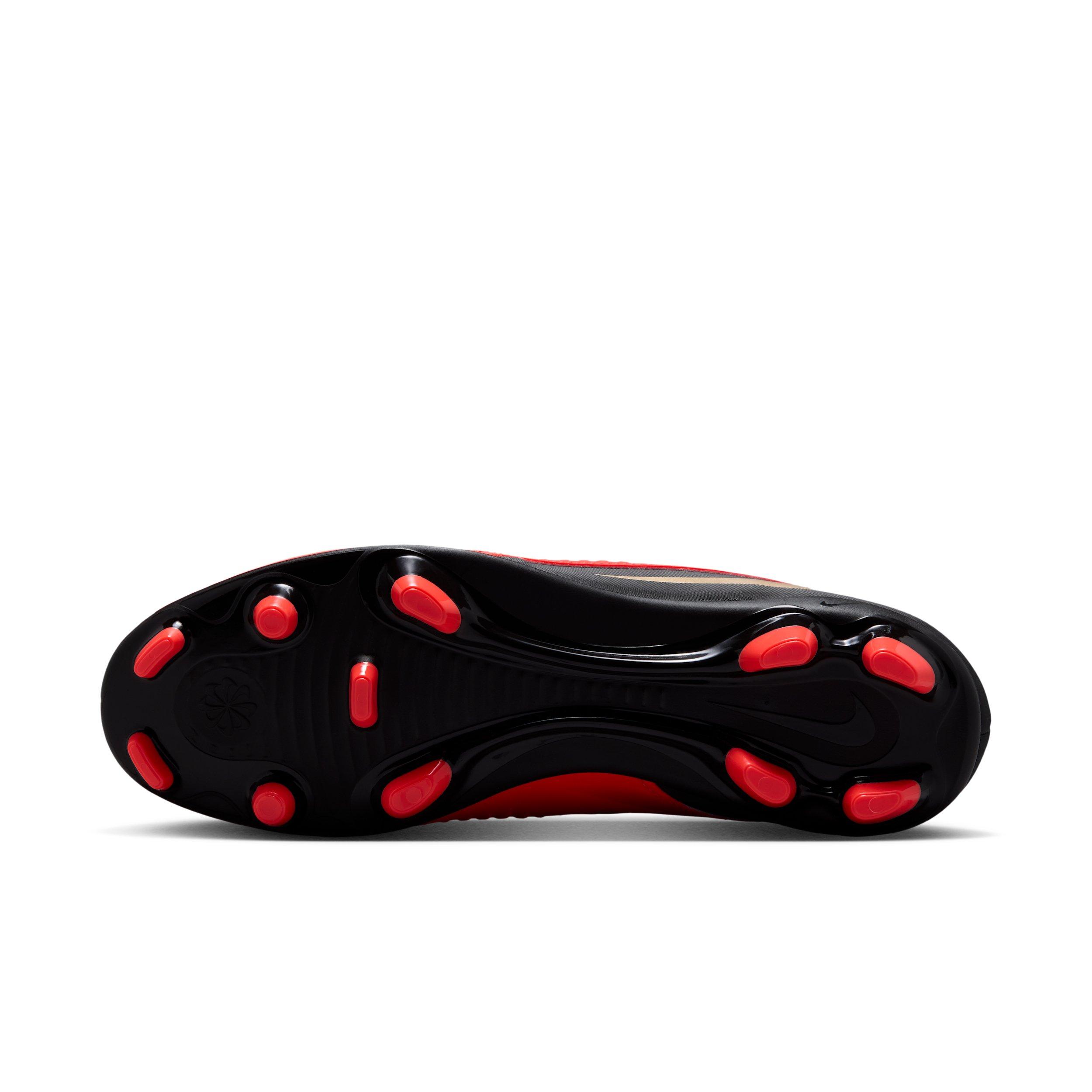 Nike Phantom 6 High Club MG "Bright Crimson/Black/Blur" Men's Soccer Cleat - CRIMSON/BLACK/BLUR