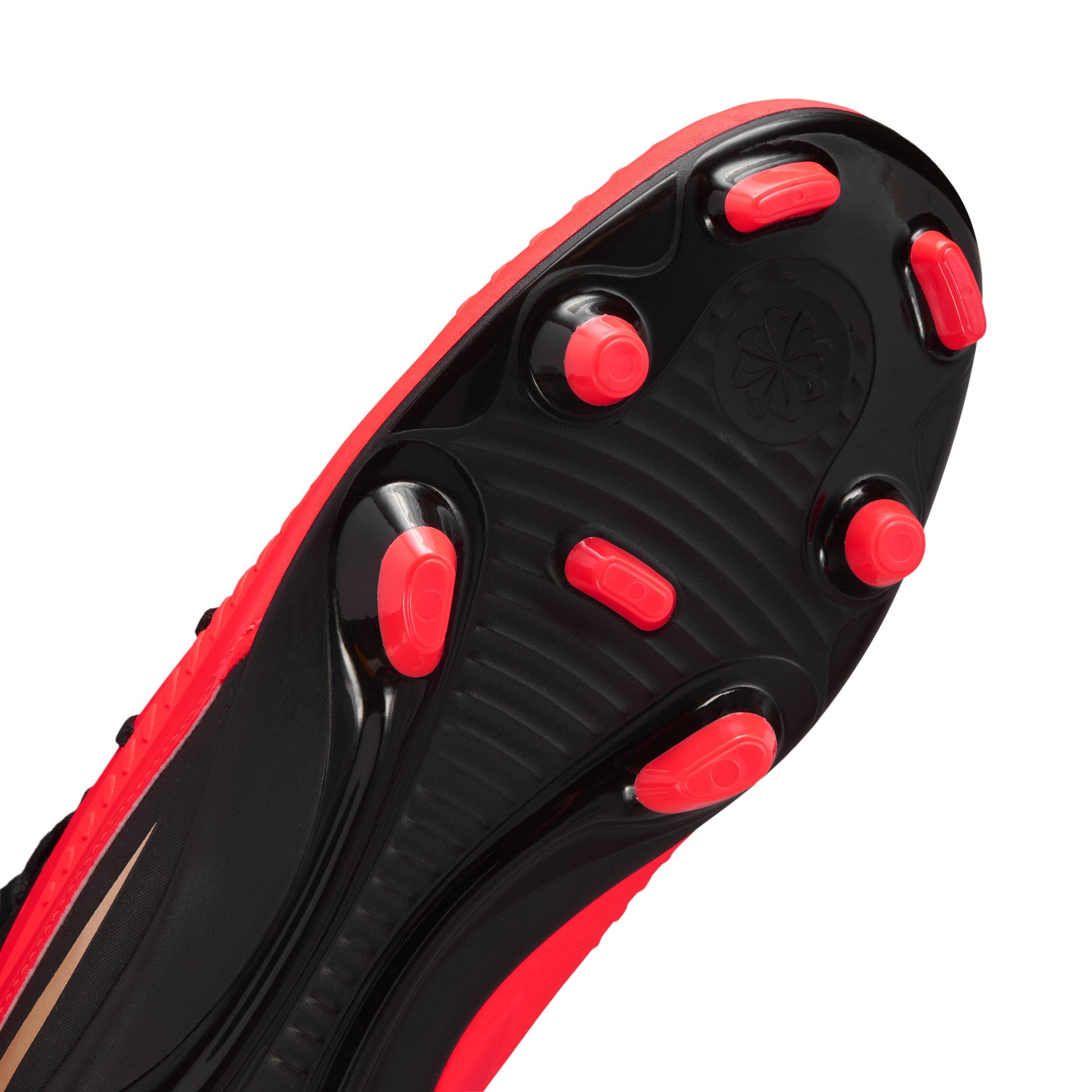 Nike Phantom 6 High Club MG "Bright Crimson/Black/Blur" Men's Soccer Cleat - CRIMSON/BLACK/BLUR