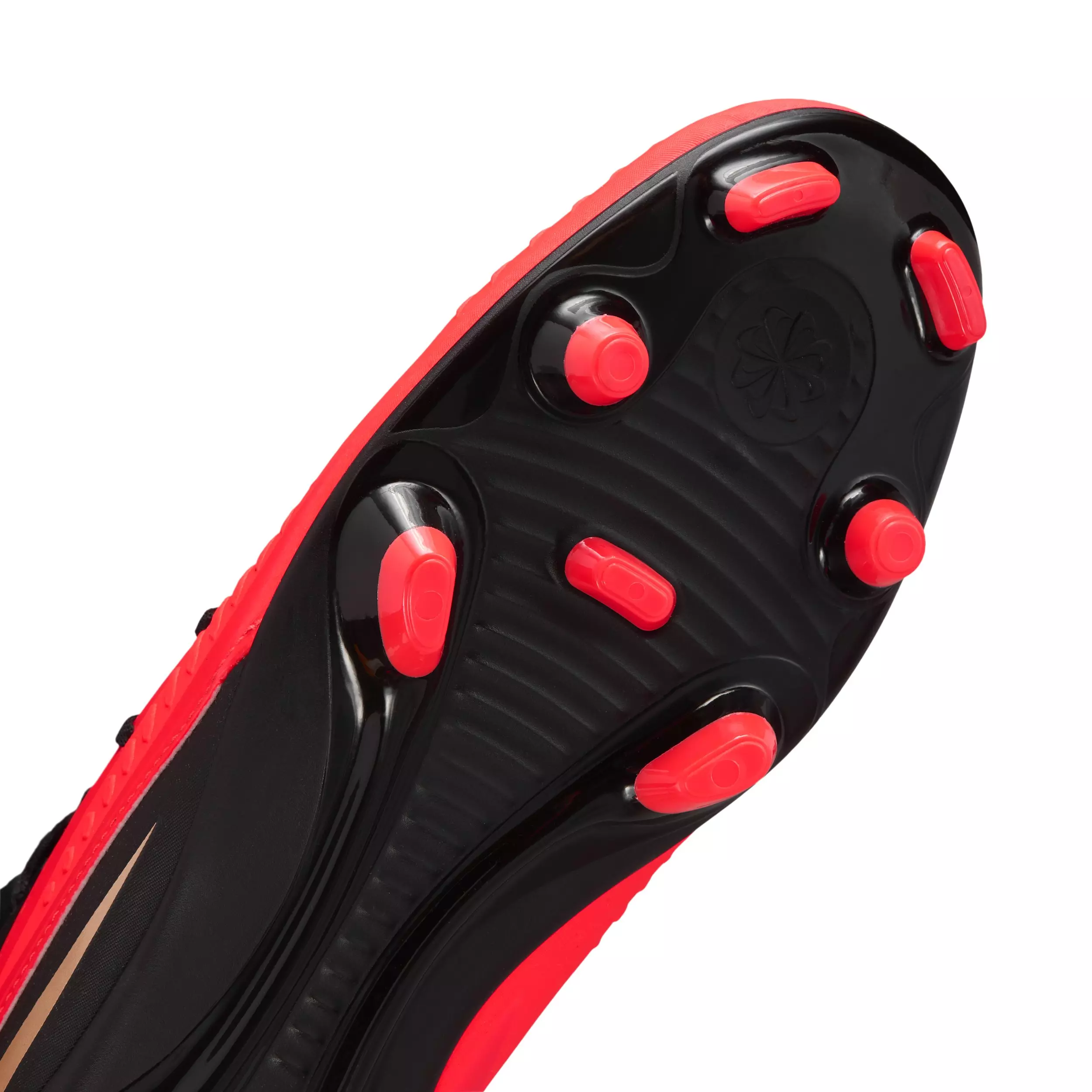 Nike Phantom 6 High Club MG "Bright Crimson/Black/Blur" Men's Soccer Cleat - CRIMSON/BLACK/BLUR