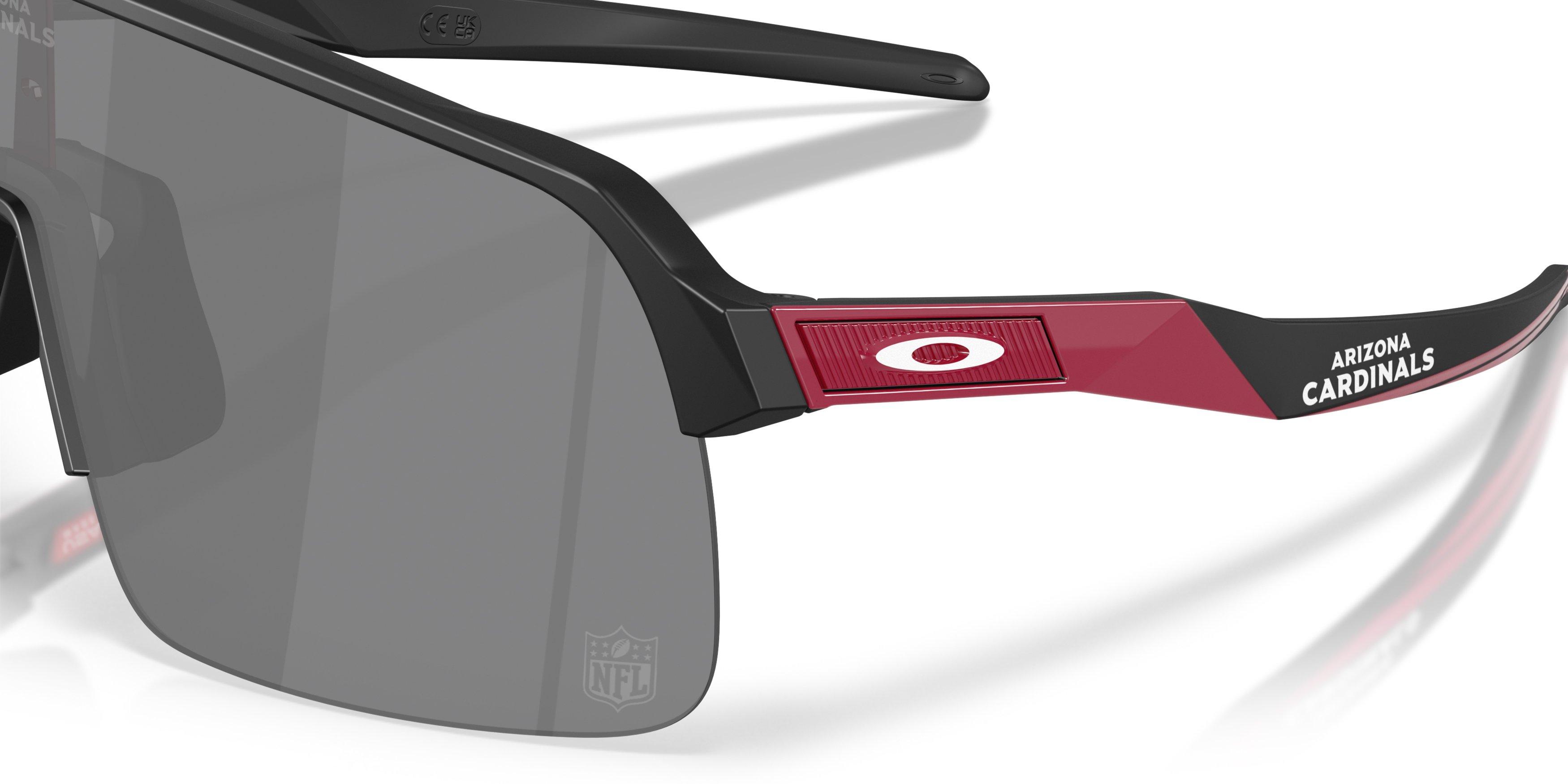 Oakley Arizona Cardinals 2025 Sutro Lite Prizm Black Sunglasses &ndash; Matte Black - BLACK Thumbnail View 4