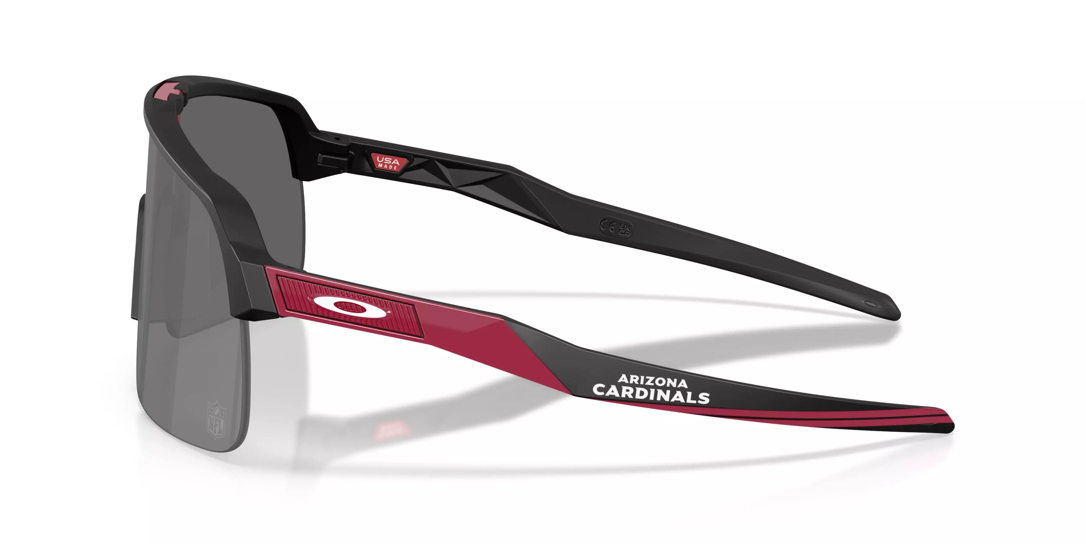 Oakley Arizona Cardinals 2025 Sutro Lite Prizm Black Sunglasses – Matte Black - BLACK