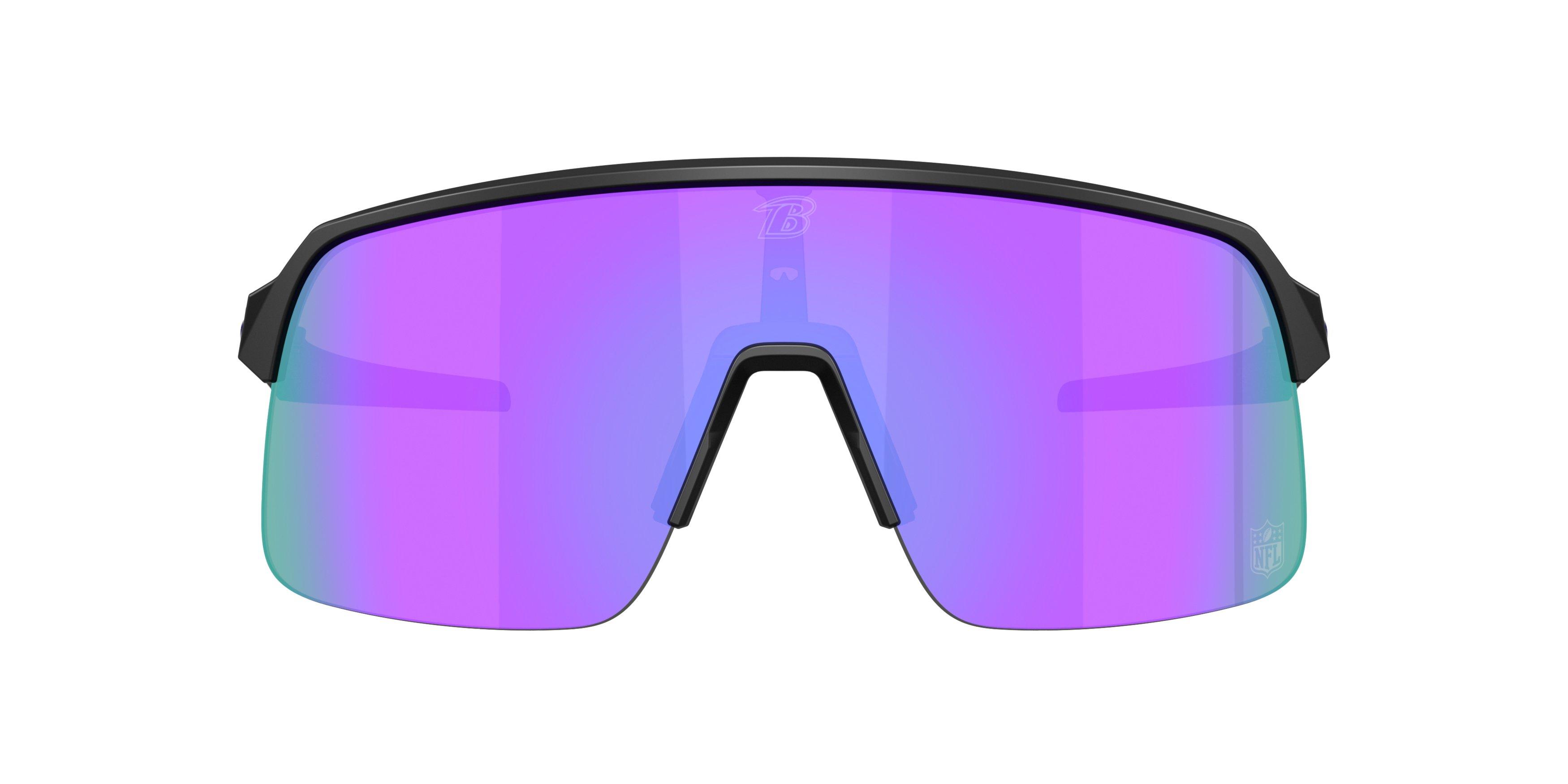 Oakley Baltimore Ravens 2025 Sutro Lite Prizm Violet Sunglasses &ndash; Matte Black - BLACK/PURPLE Thumbnail View 2
