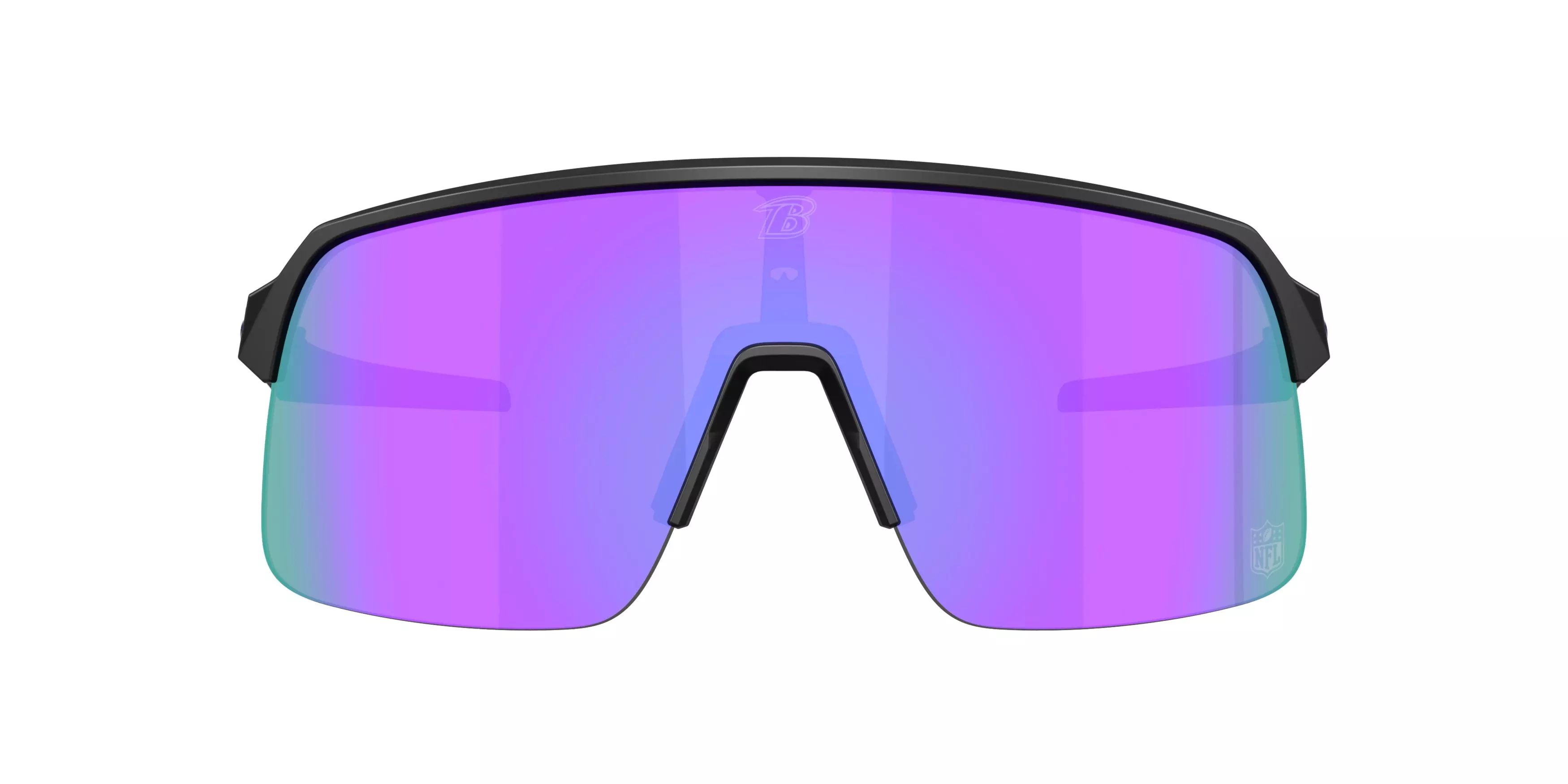 Oakley Baltimore Ravens 2025 Sutro Lite Prizm Violet Sunglasses – Matte Black - BLACK/PURPLE