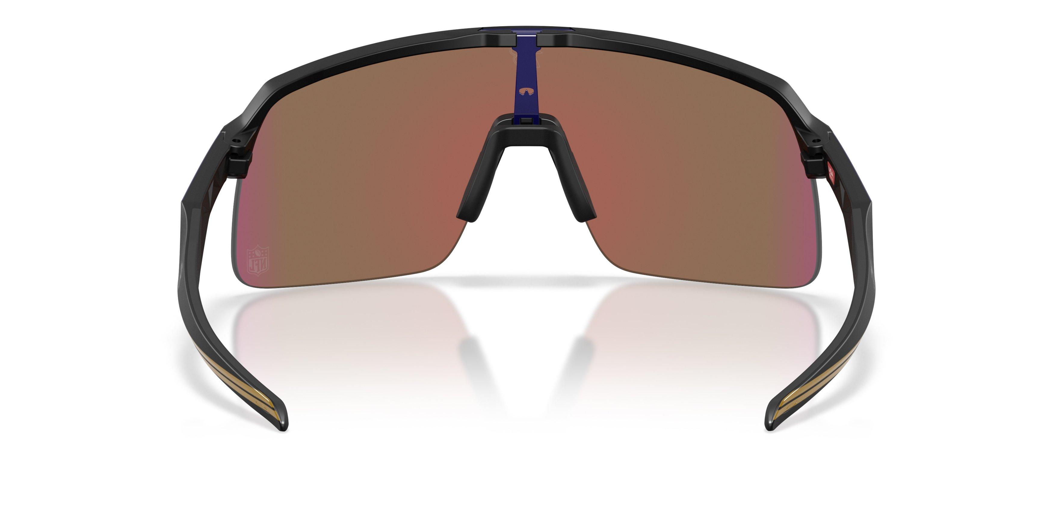 Oakley Baltimore Ravens 2025 Sutro Lite Prizm Violet Sunglasses &ndash; Matte Black - BLACK/PURPLE Thumbnail View 3