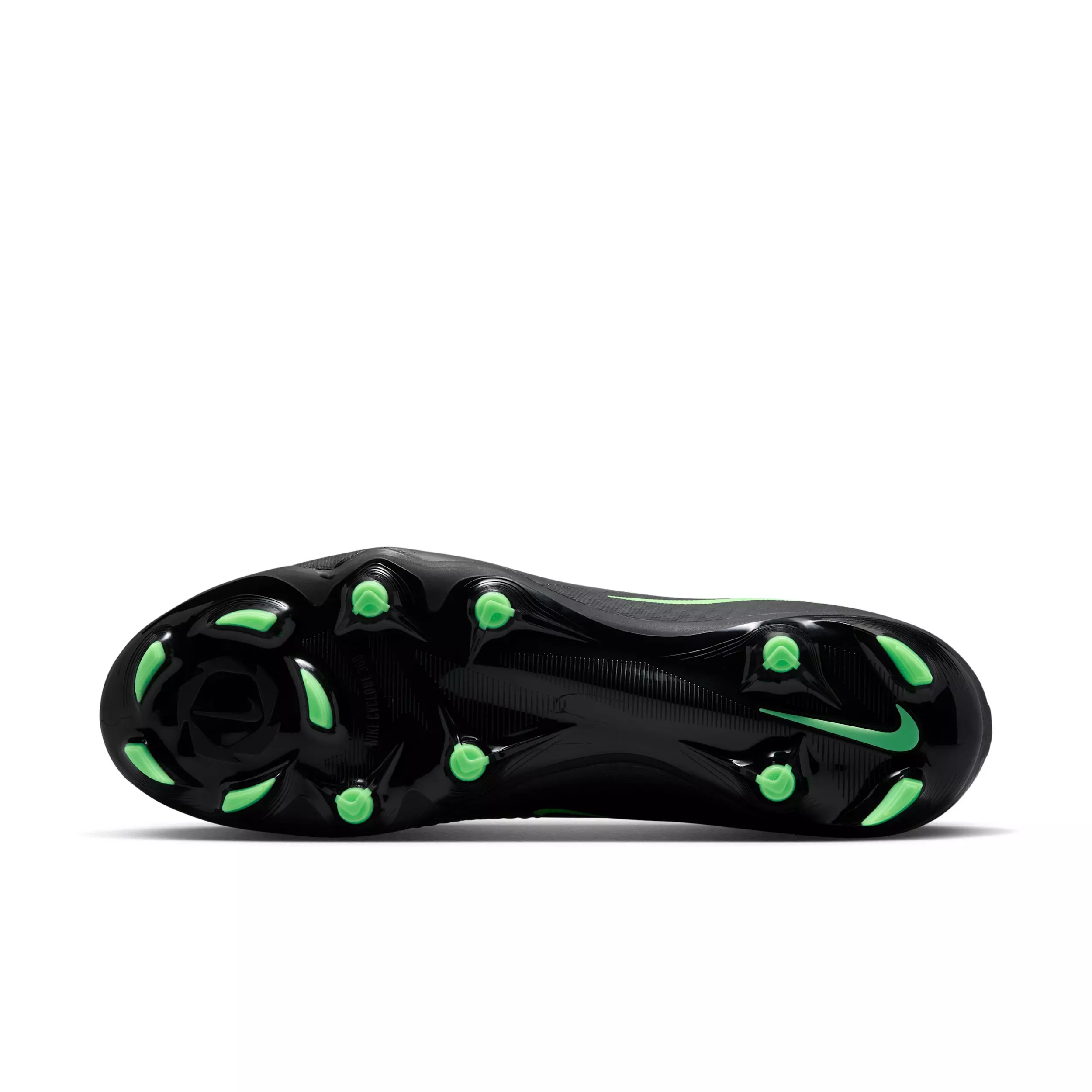 Nike Phantom 6 High Academy MG "Black/Black/Illusion Green" Men's Soccer Cleat - BLACK/BLACK/GREEN