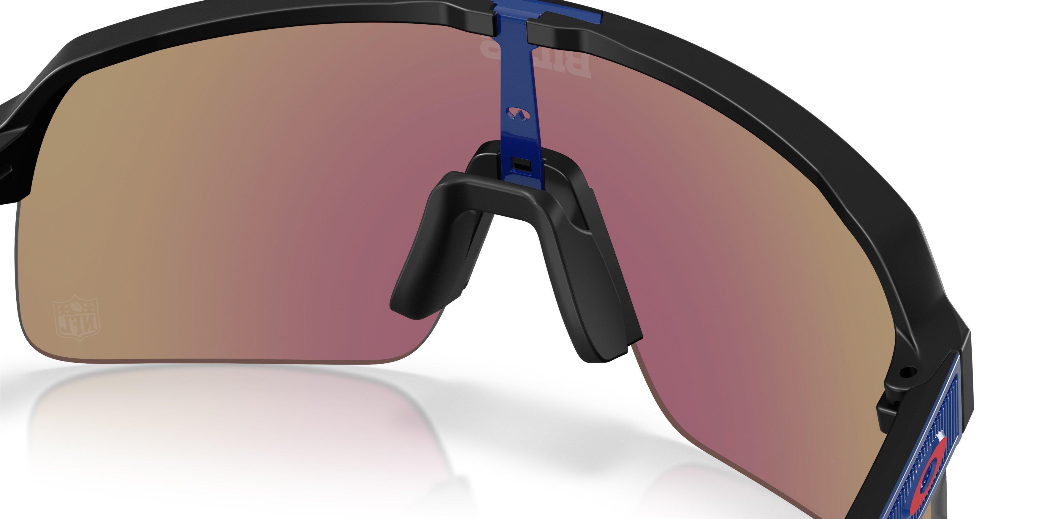 Oakley Buffalo Bills 2025 Sutro Lite Prizm Snow Sapphire Sunglasses &ndash; Matte Black - BLACK/BLUE Thumbnail View 5