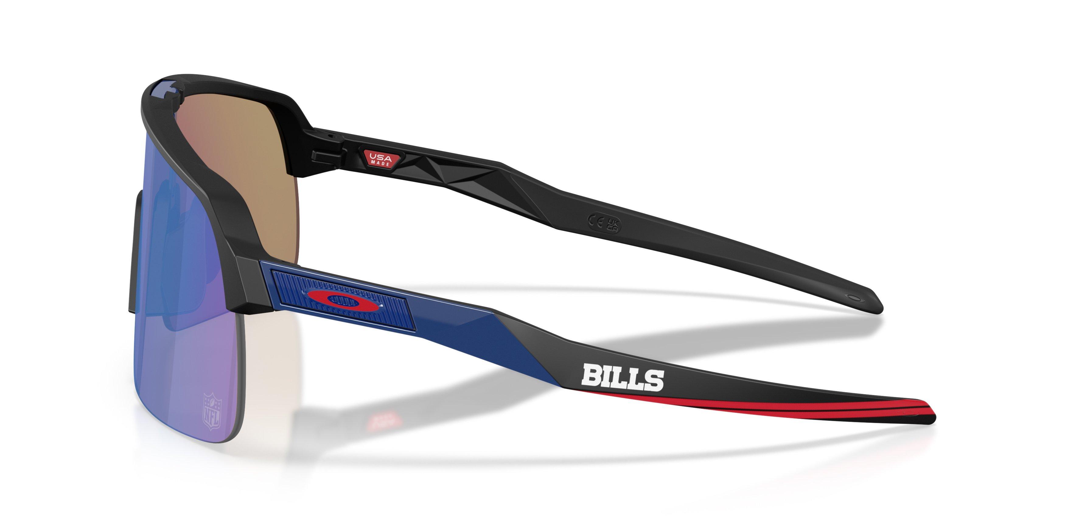 Oakley Buffalo Bills 2025 Sutro Lite Prizm Snow Sapphire Sunglasses &ndash; Matte Black - BLACK/BLUE Thumbnail View 6