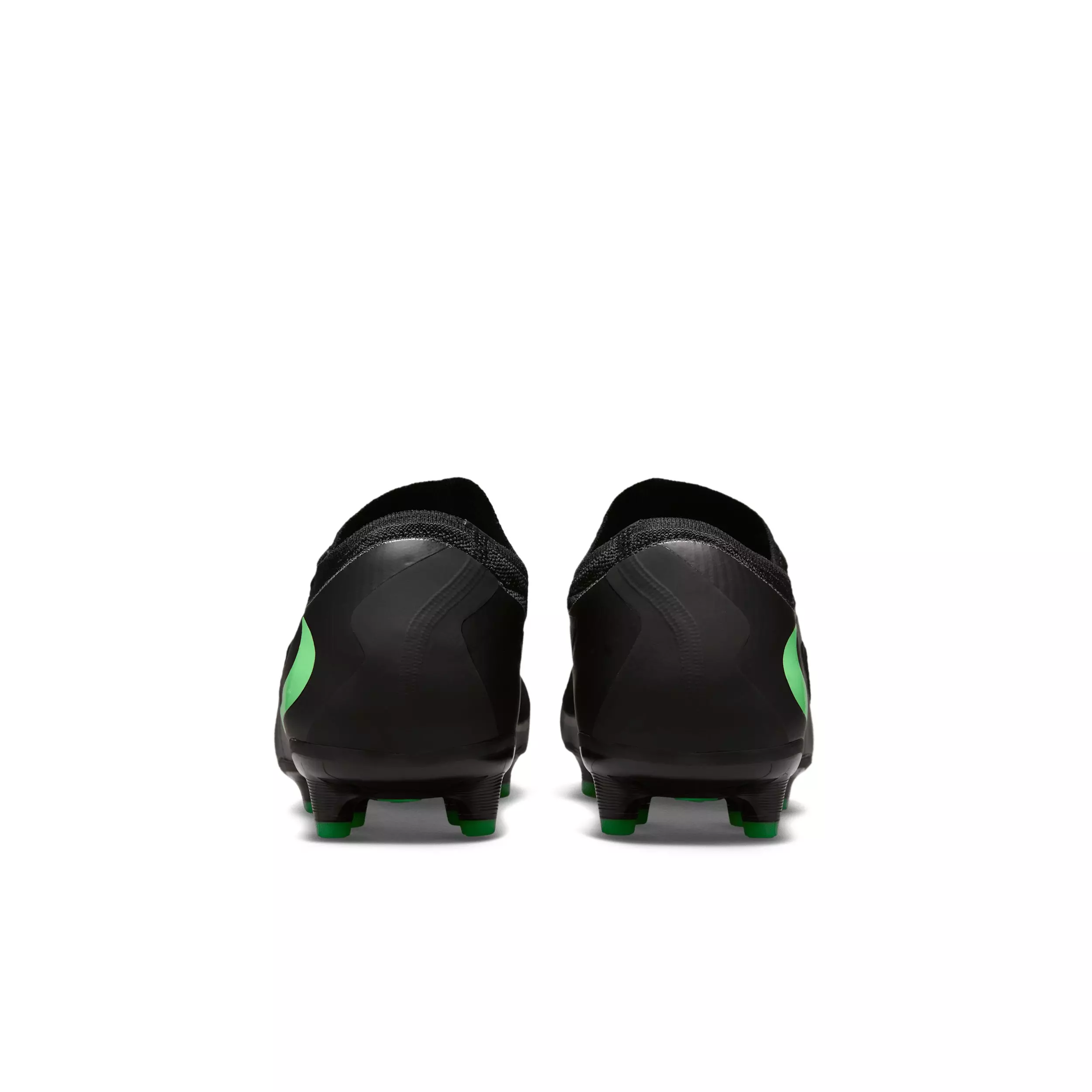 Nike Phantom 6 Low Pro AG "Black/Black/Illusion Green" Men's Soccer Cleat - BLACK/BLACK/GREEN