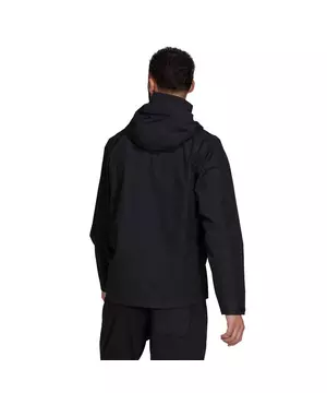 adidas Men's Black Terrex Multi RAIN.RDY Two-Layer Rain Jacket - Hibbett | Gear