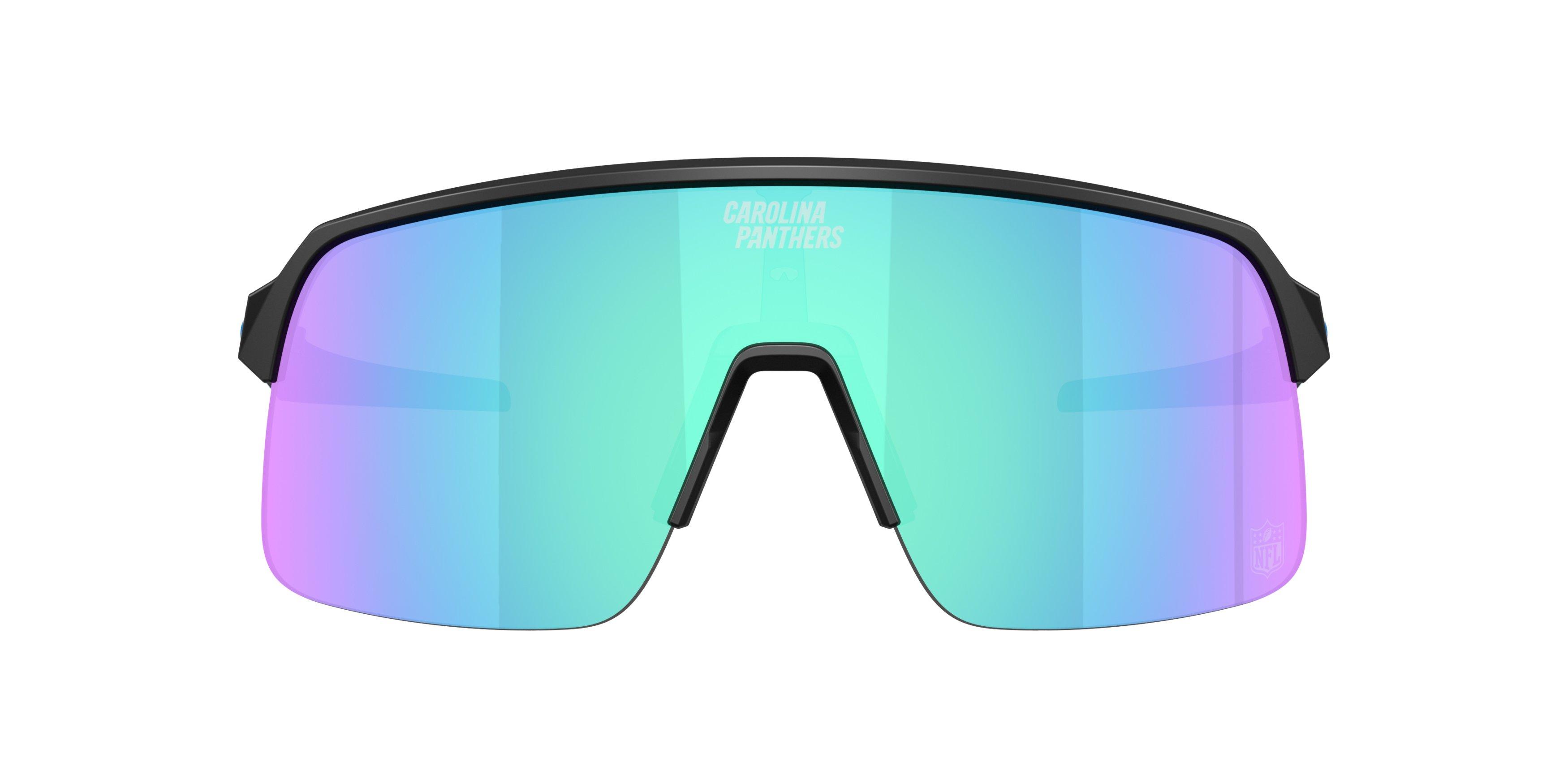 Oakley Carolina Panthers 2025 Sutro Lite Prizm Sapphire Sunglasses &ndash; Matte Black - BLACK/BLUE Thumbnail View 2