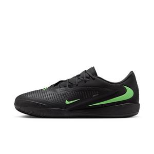 Nike Phantom 6 Low Academy IC "Black/Black/Illusion Green" Men's Soccer Shoe - BLACK/BLACK/GREEN