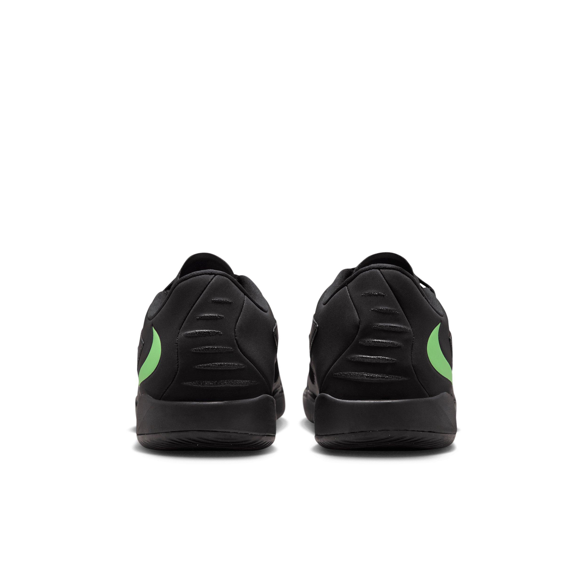 Nike Phantom 6 Low Academy IC "Black/Black/Illusion Green" Men's Soccer Shoe - BLACK/BLACK/GREEN Thumbnail View 5