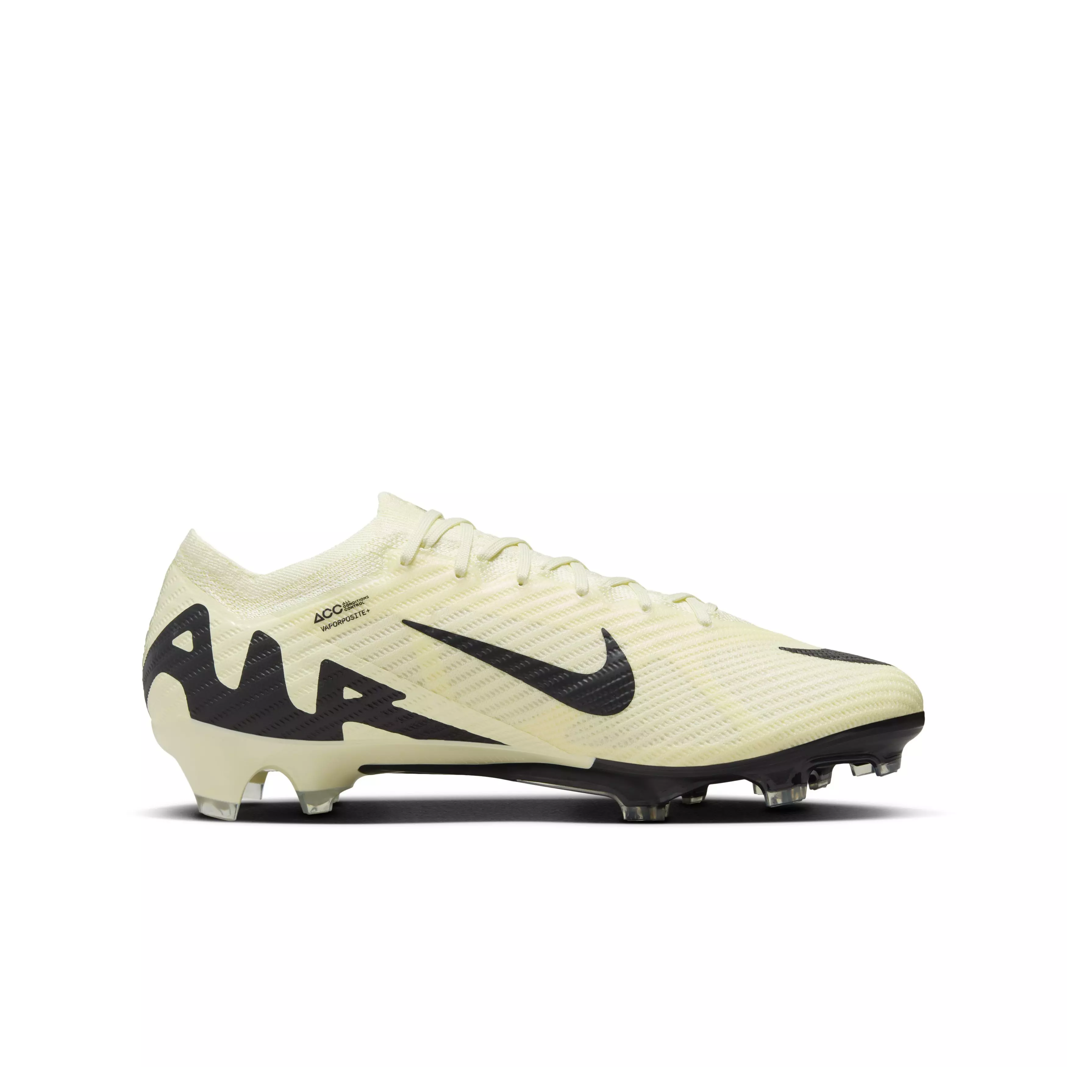 Nike Mercurial Vapor 15 Elite FG "Lemonade/Black" Grade School Kids' Soccer Cleat - LEMONADE/BLACK