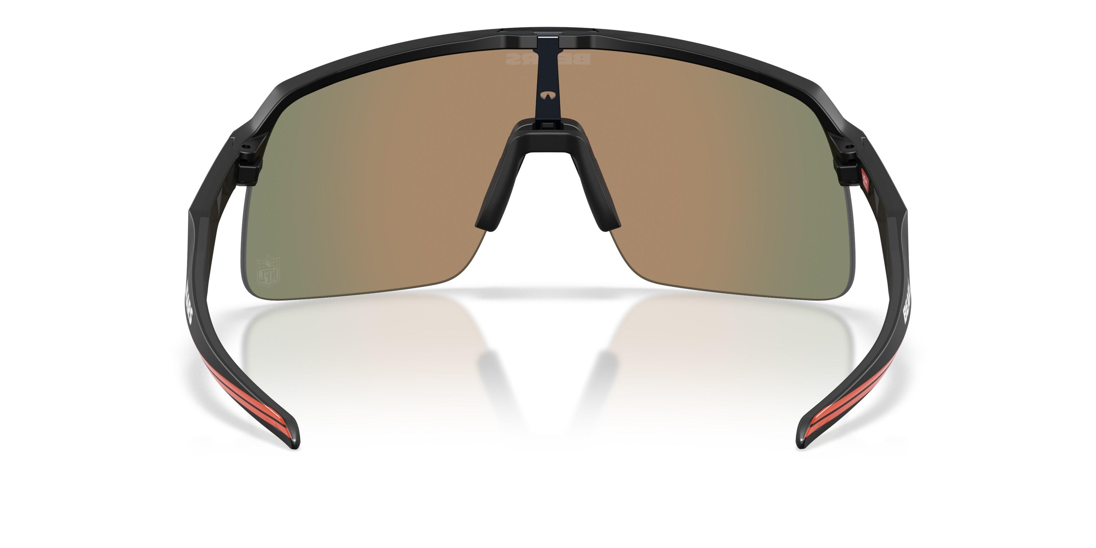 Oakley Chicago Bears 2025 Sutro Lite Prizm Ruby Sunglasses &ndash; Matte Black - BLACK/RED Thumbnail View 3