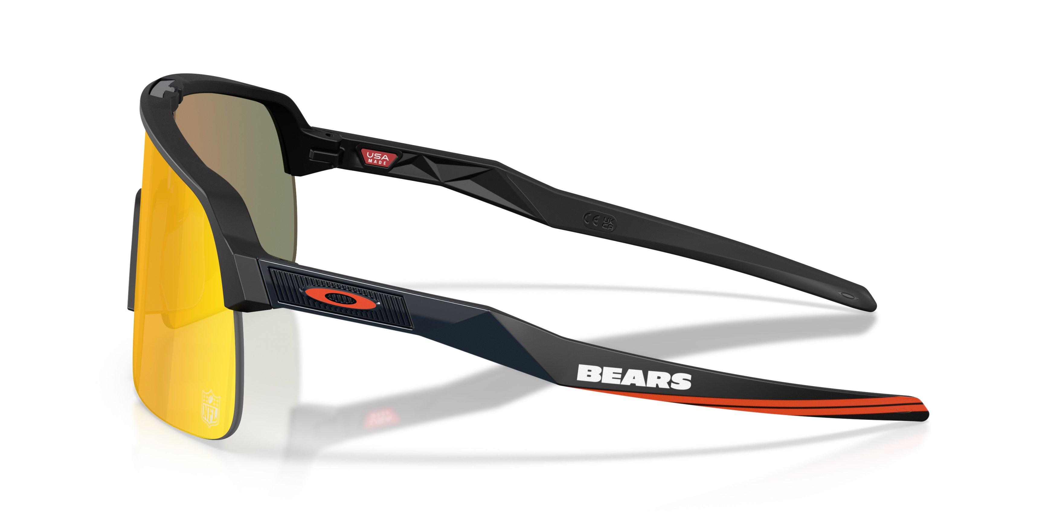 Oakley Chicago Bears 2025 Sutro Lite Prizm Ruby Sunglasses &ndash; Matte Black - BLACK/RED Thumbnail View 6