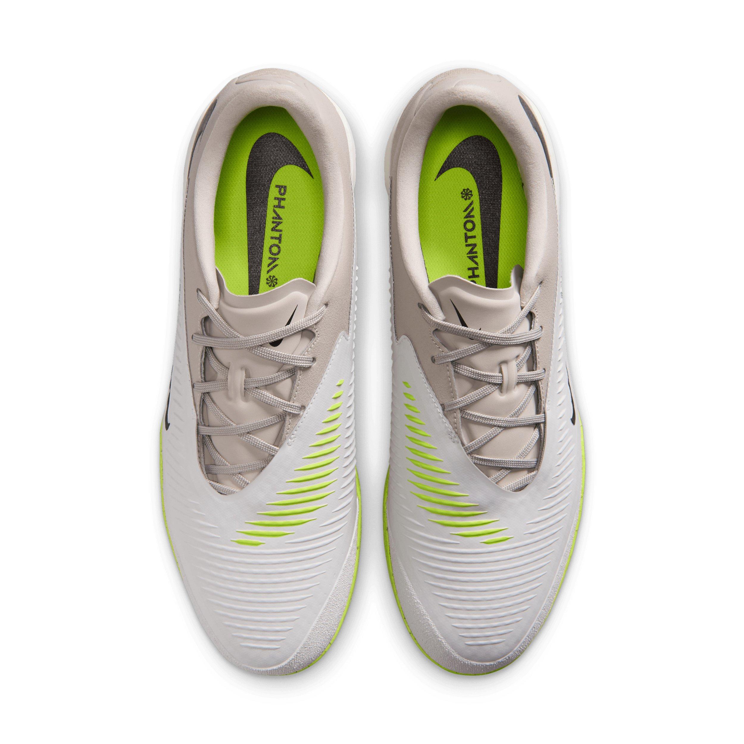 Nike Phantom 6 Low Academy IC "Moon Particle/Lemon Venom/Black" Men's Soccer Shoe - MOON/LEMON/BLACK