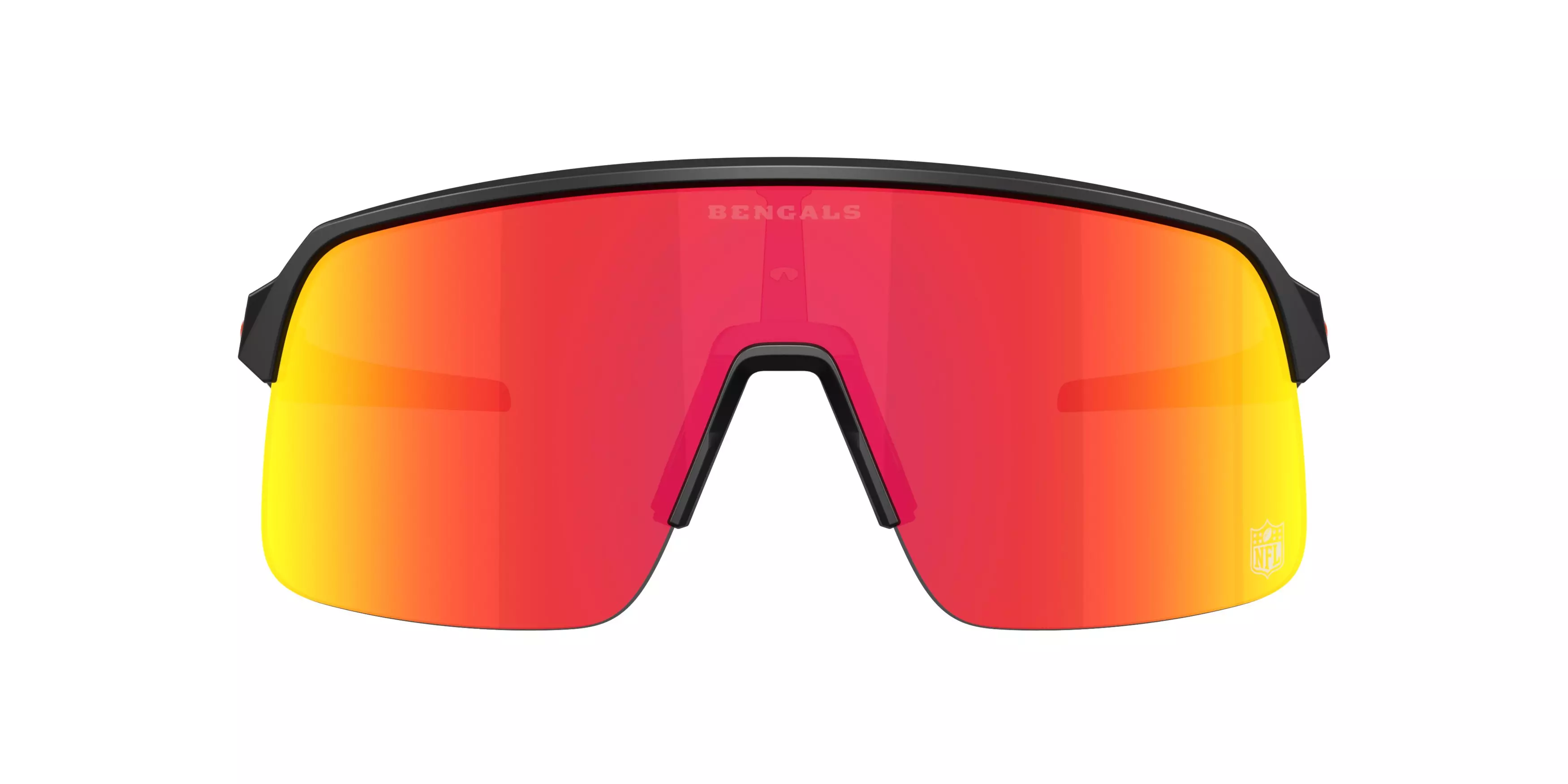 Oakley Cincinnati Bengals 2025 Sutro Lite Prizm Ruby Sunglasses – Matte Black - BLACK/RED