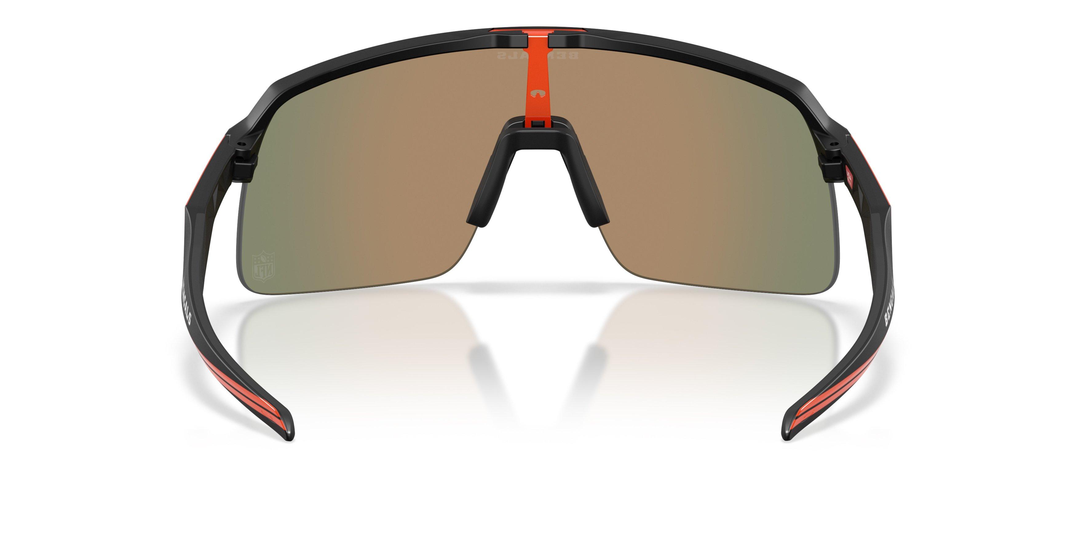 Oakley Cincinnati Bengals 2025 Sutro Lite Prizm Ruby Sunglasses &ndash; Matte Black - BLACK/RED Thumbnail View 3