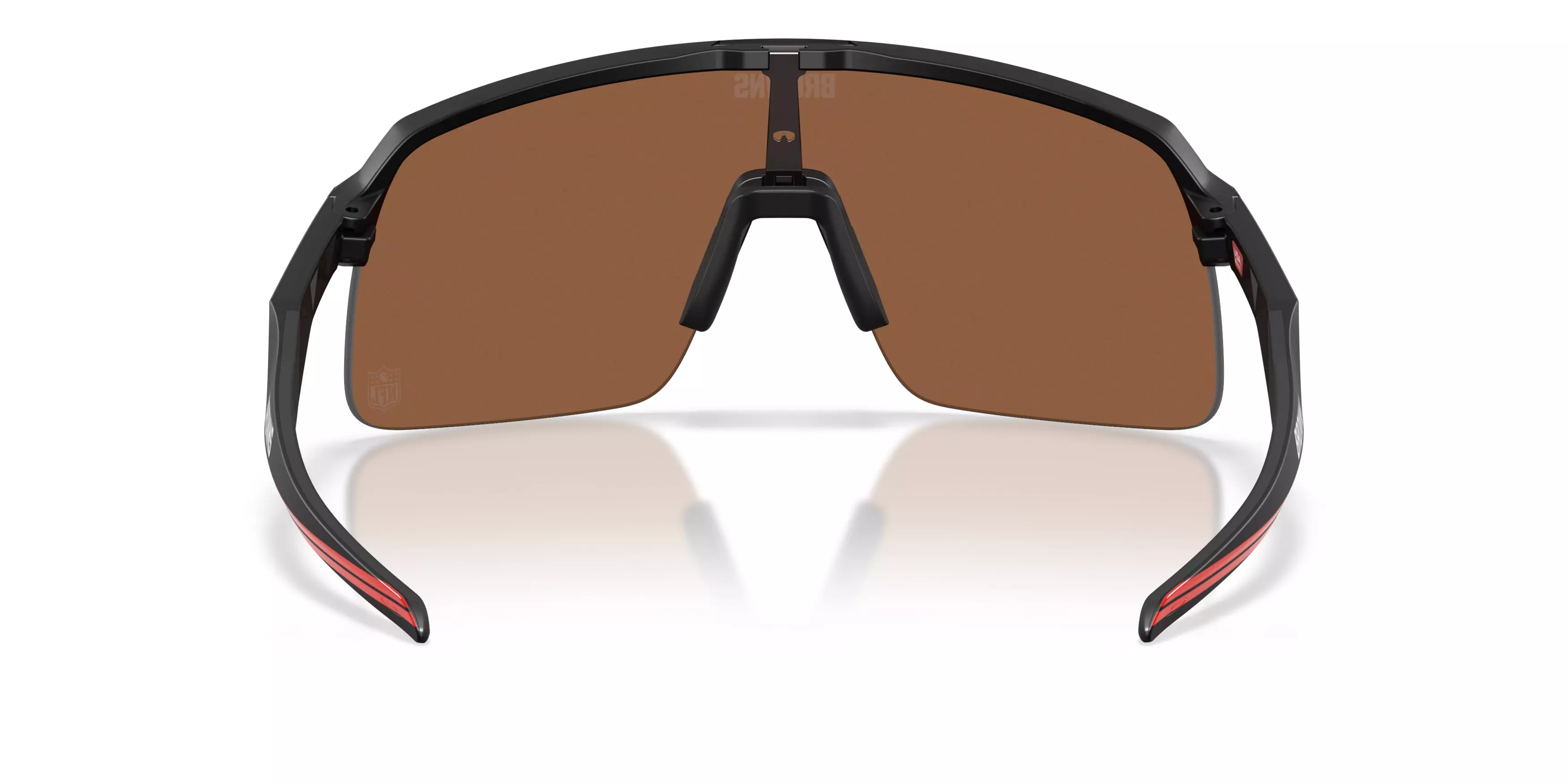 Oakley Cleveland Browns 2025 Sutro Lite Prizm Tungsten Sunglasses – Matte Black - BLACK/BROWN