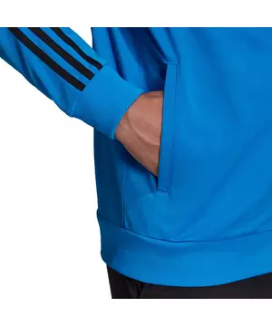 adidas Men's Primegreen Essentials Warm-Up 3-Stripes Track Jacket Sizes)