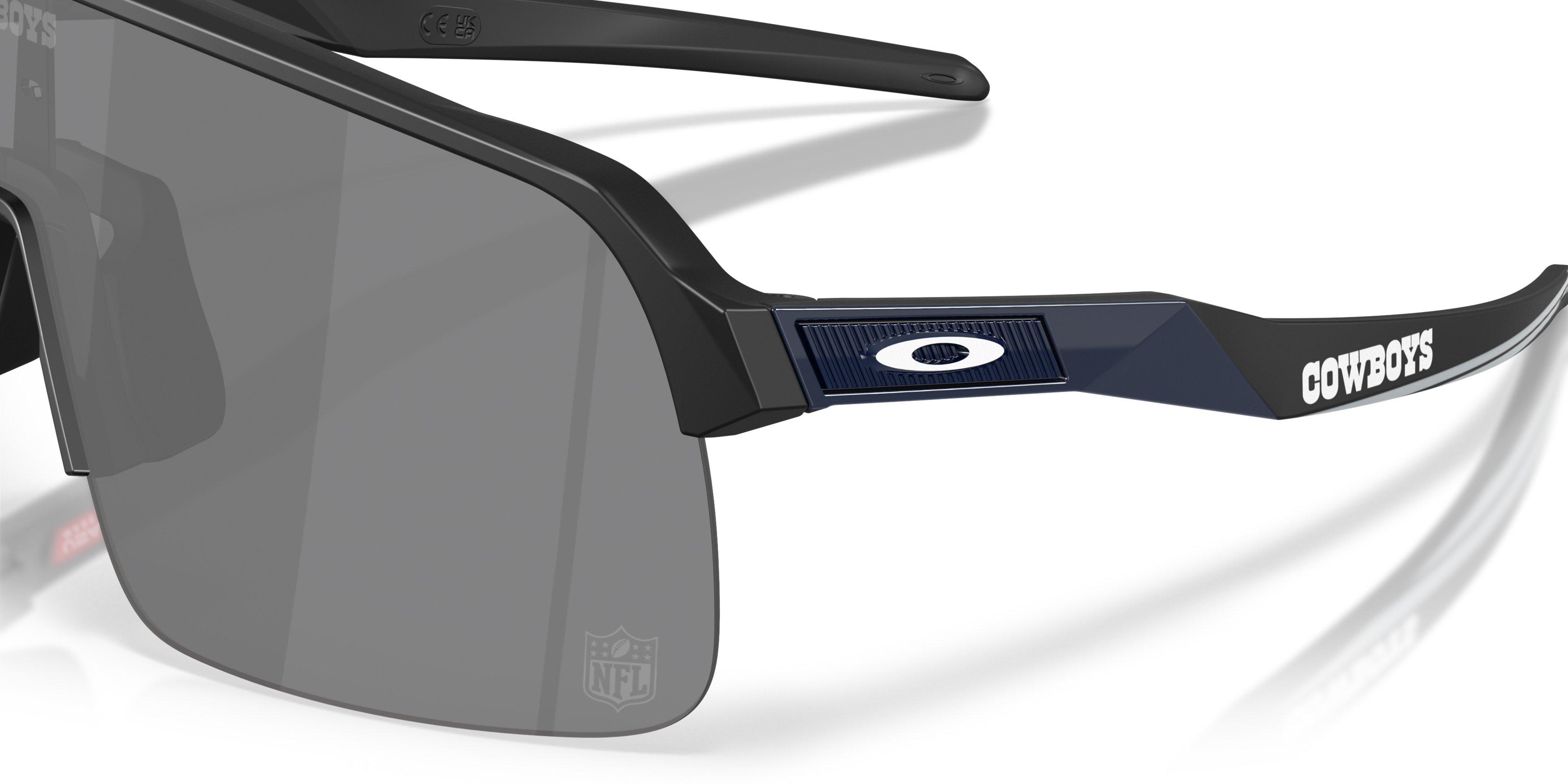 Oakley Dallas Cowboys 2025 Sutro Lite Prizm Black Sunglasses &ndash; Matte Black - BLACK/BROWN Thumbnail View 4
