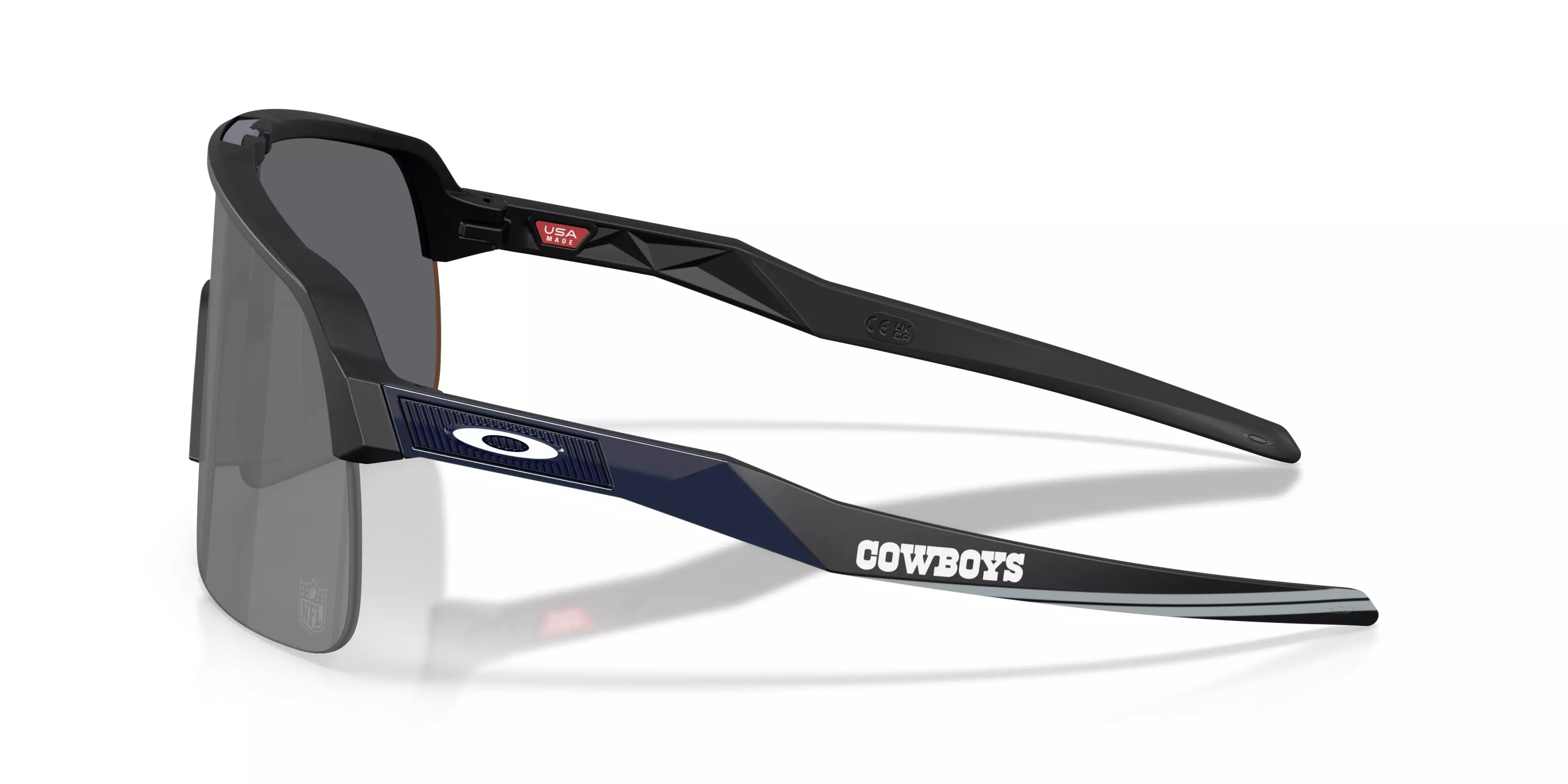 Oakley Dallas Cowboys 2025 Sutro Lite Prizm Black Sunglasses – Matte Black - BLACK/BROWN