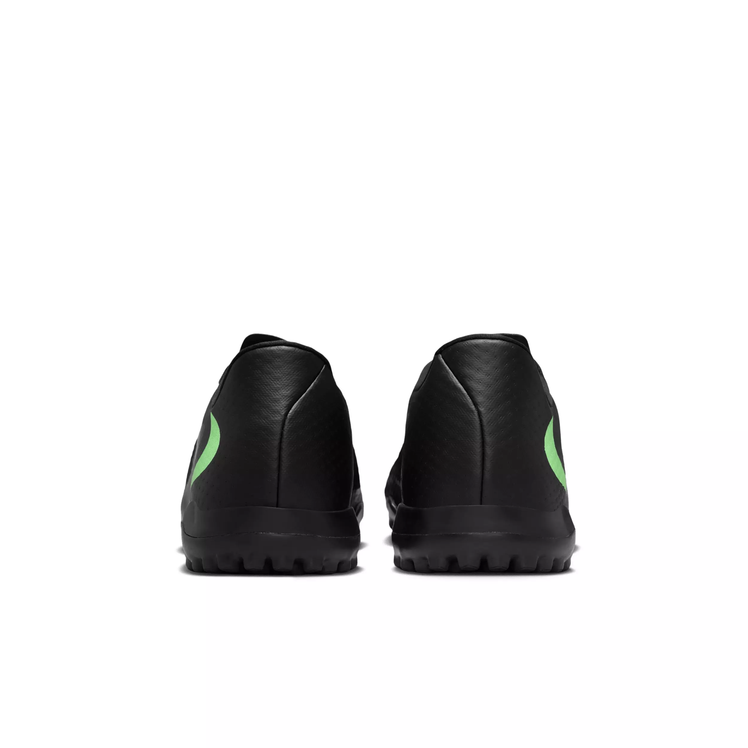 Nike Phantom 6 Low Academy Turf "Black/Black/Illusion Green" Men's Soccer Shoe - BLACK/BLACK/GREEN