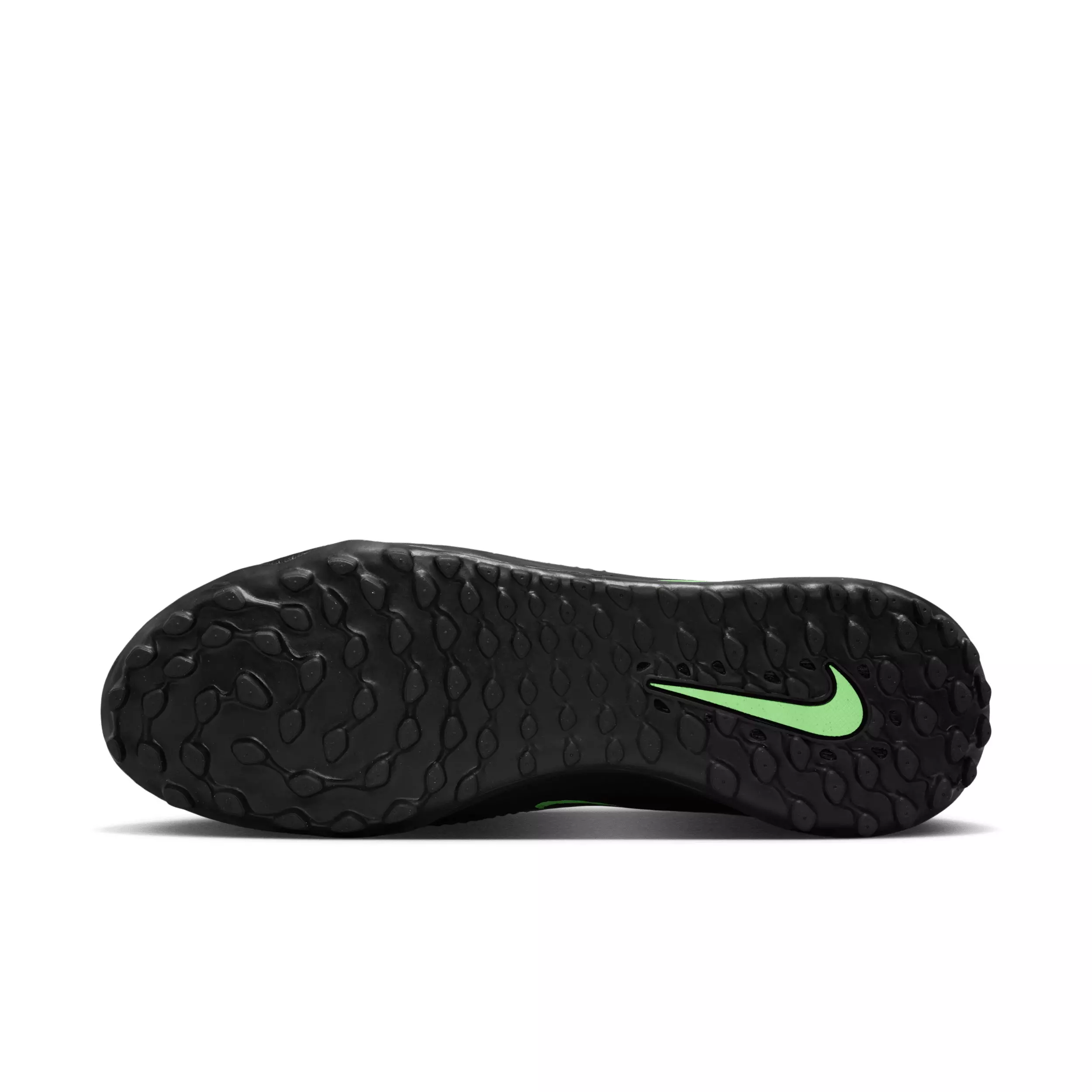Nike Phantom 6 Low Academy Turf "Black/Black/Illusion Green" Men's Soccer Shoe - BLACK/BLACK/GREEN