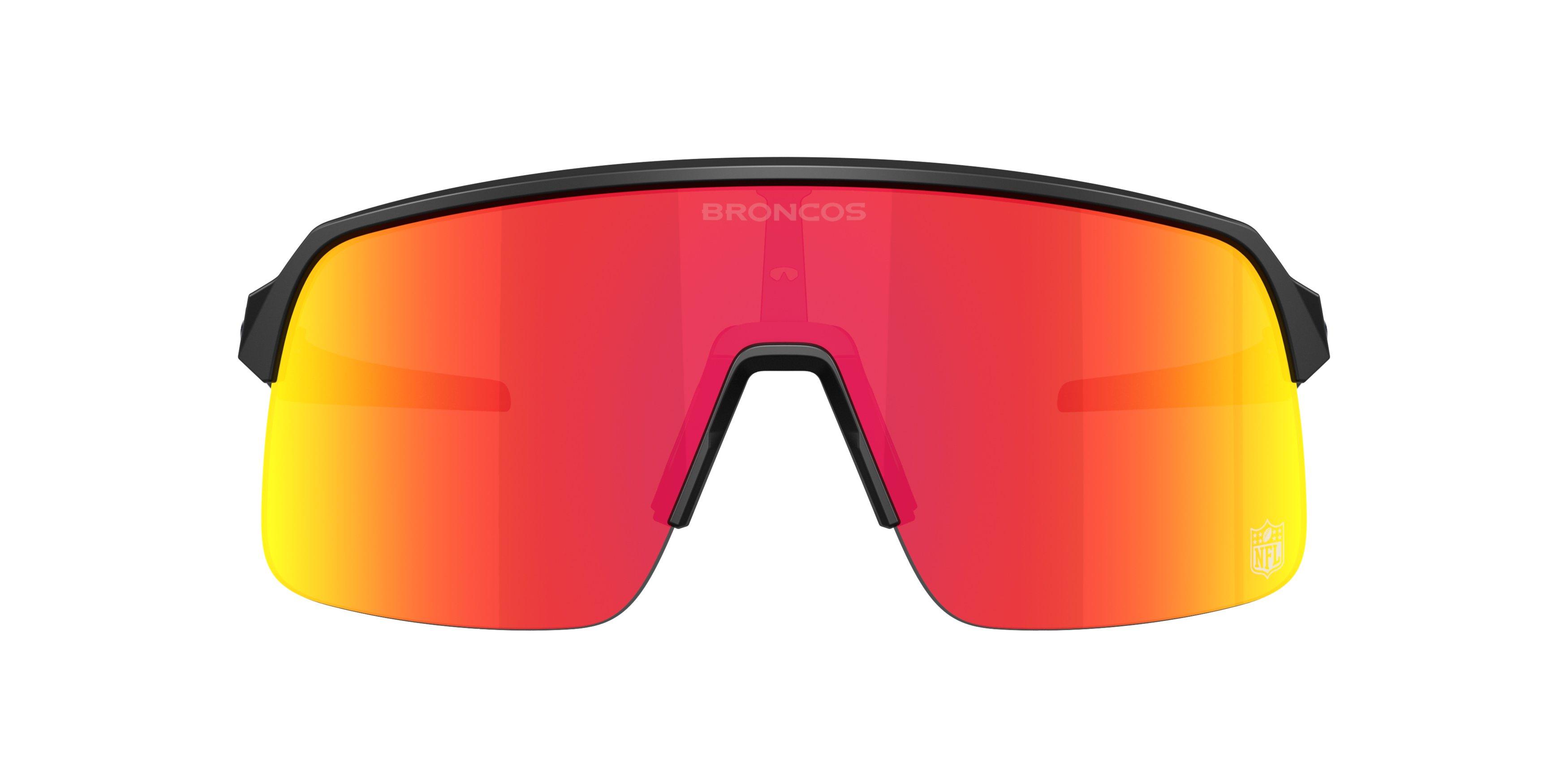 Oakley Denver Broncos 2025 Sutro Lite Prizm Ruby Sunglasses &ndash; Matte Black - BLACK/RED Thumbnail View 2
